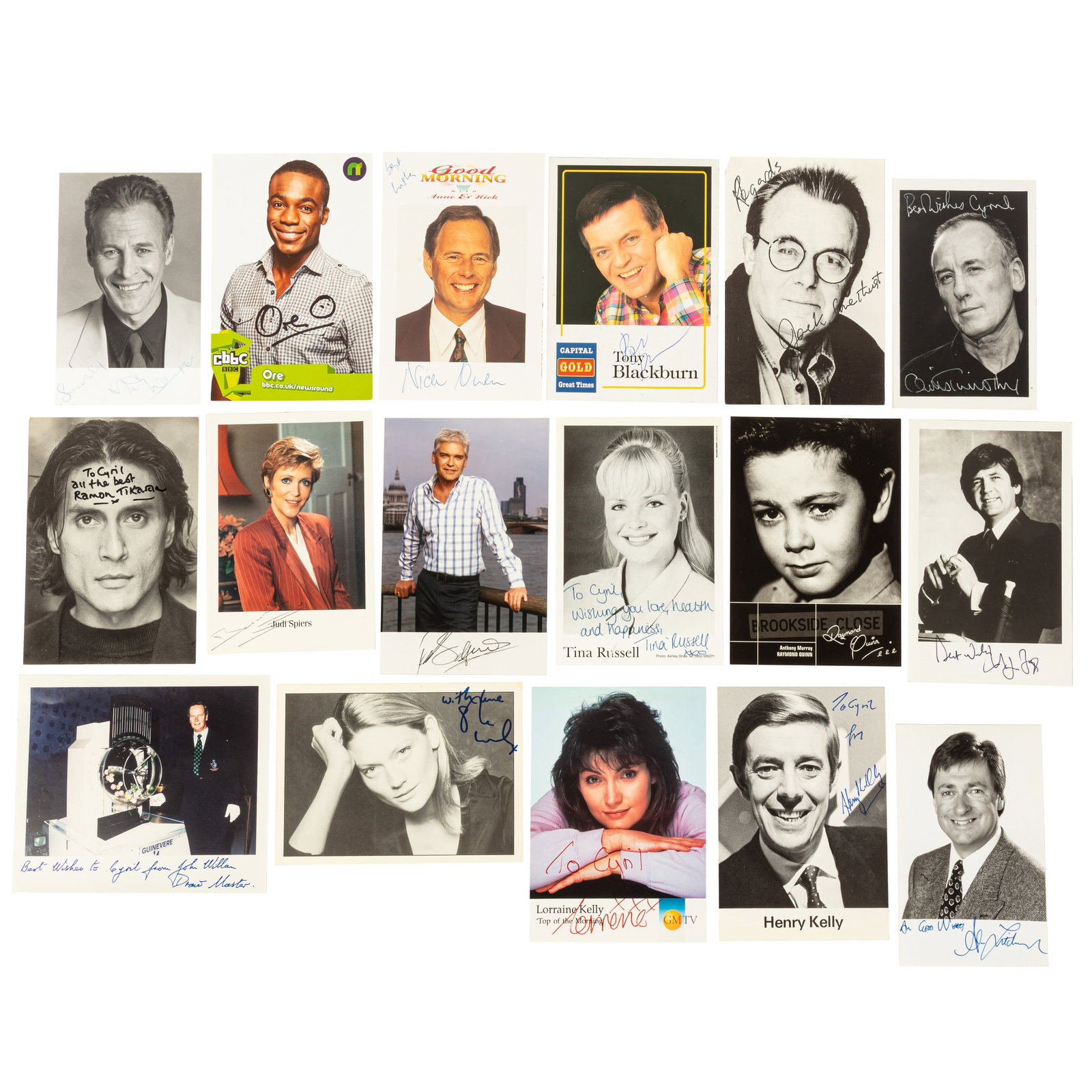 Photograph Collection.- Tv & Cinema Signatures by actors & Entertainers (1 of 2)