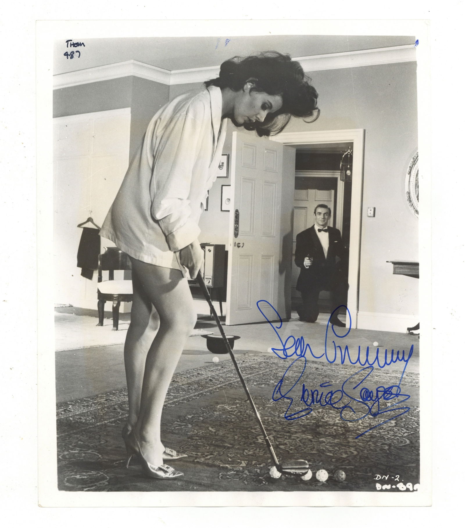 Connery (Sean) & Eunice Gaydon Signed photograph from Dr No. (1 of 1)