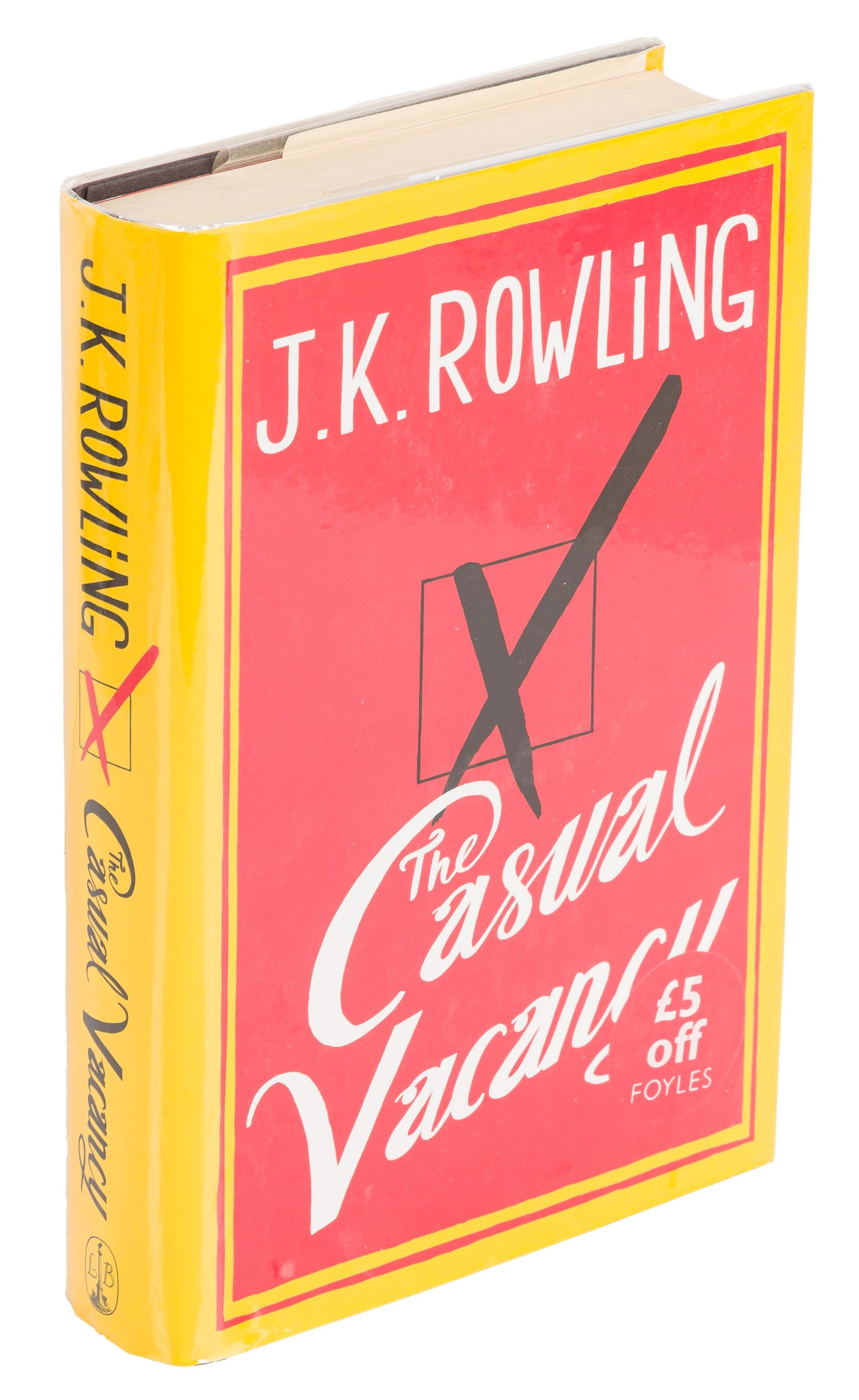 Rowling (J.K.) The Casual Vacancy, First Edition, signed by the author: Rowling (J.K.) The Casual Vacancy, First Edition, signed by the author Signature to title-page with author’s hologram sticker to verso of half-title, original cloth, dust-jacket, a fine copy,