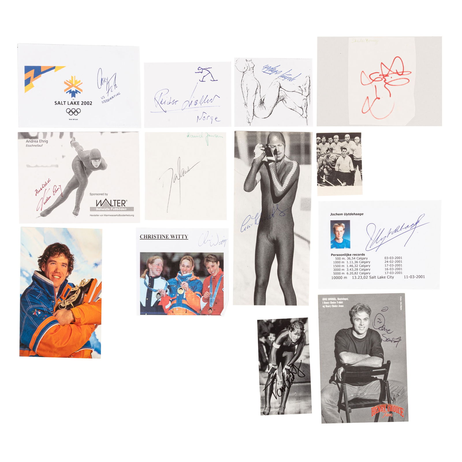 Autograph Collection.- Olympic Winners - 2