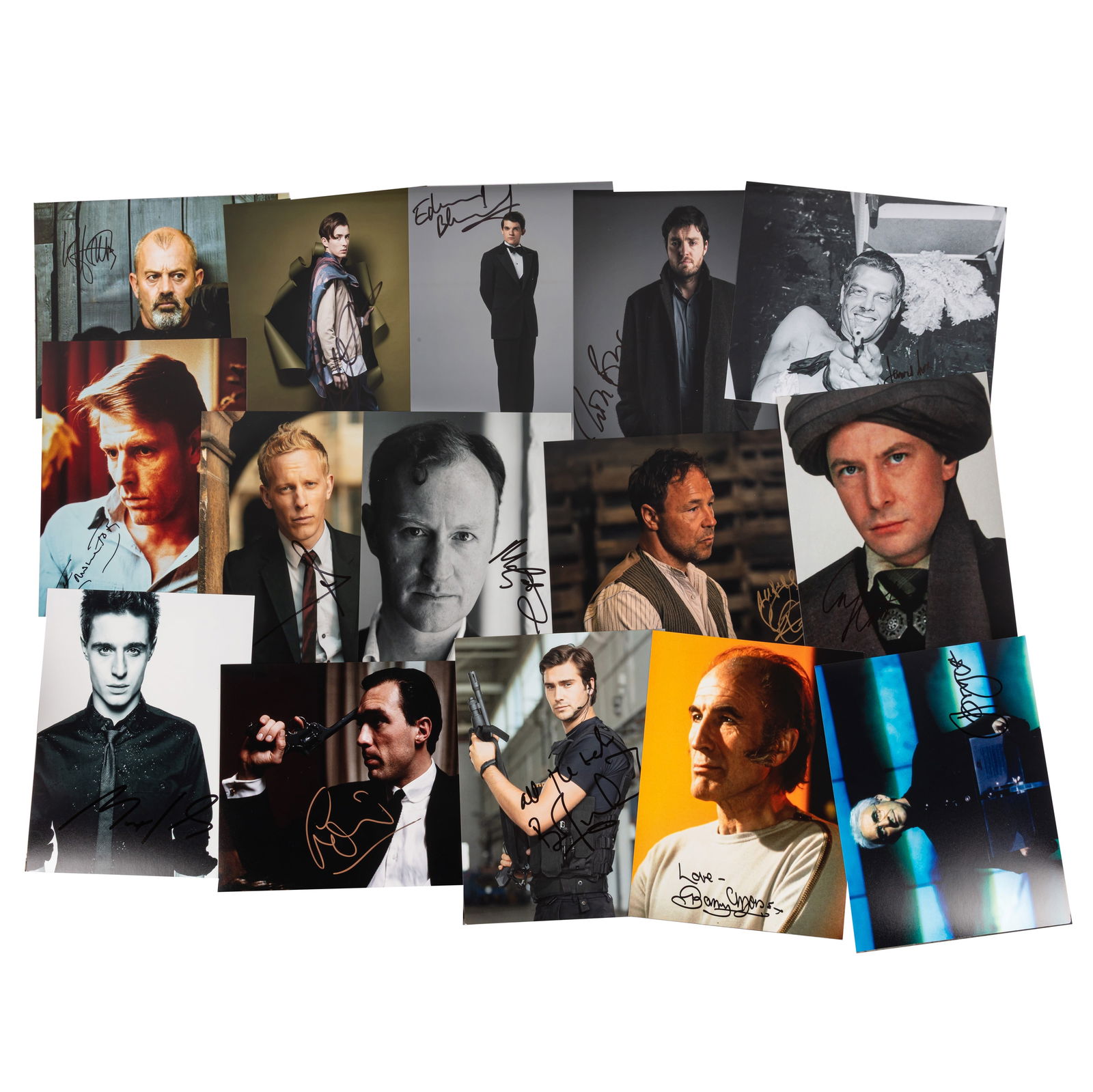 Photograph Collection.- Cinema & Tv Actors Signed photographs (1 of 2)