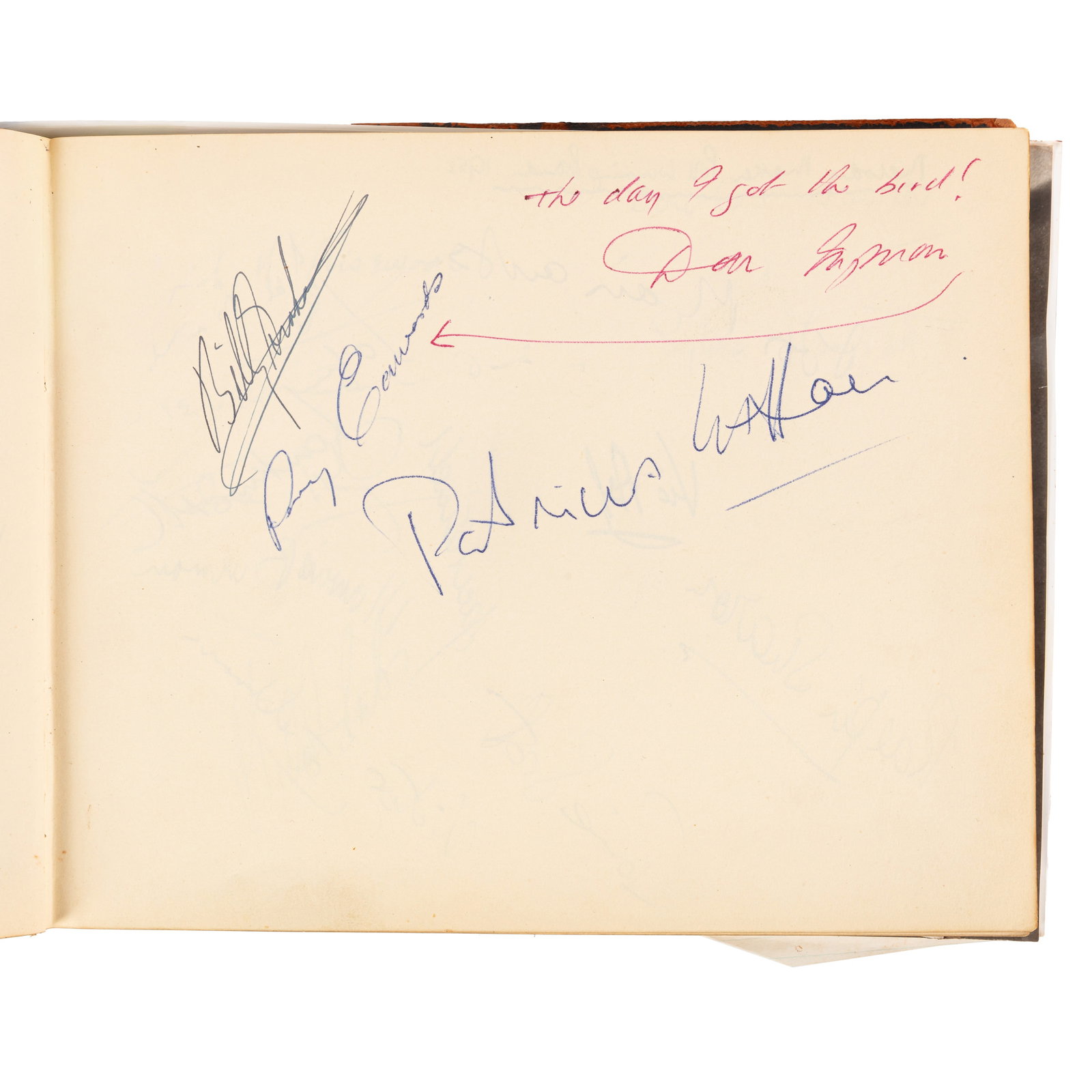 Autograph Album.- Actors & Entertainers c. 1950s (1 of 4)