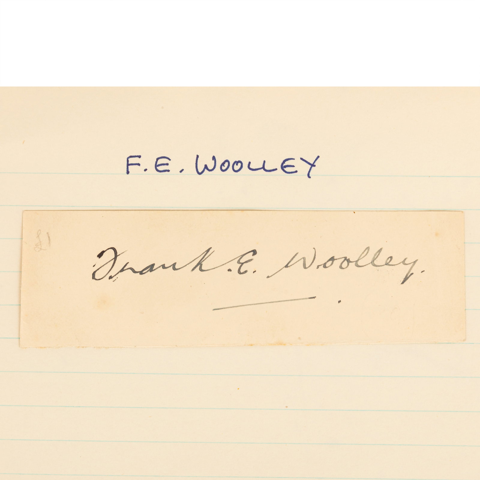 Cricket Interest.- Incl. Don Bradman Collection of signatures: Cricket Interest.- Incl. Don Bradman Collection of signatures Selection of signatures by prominent cricketers from the first half of the 20th century, mostly clipped from letters and album pages,