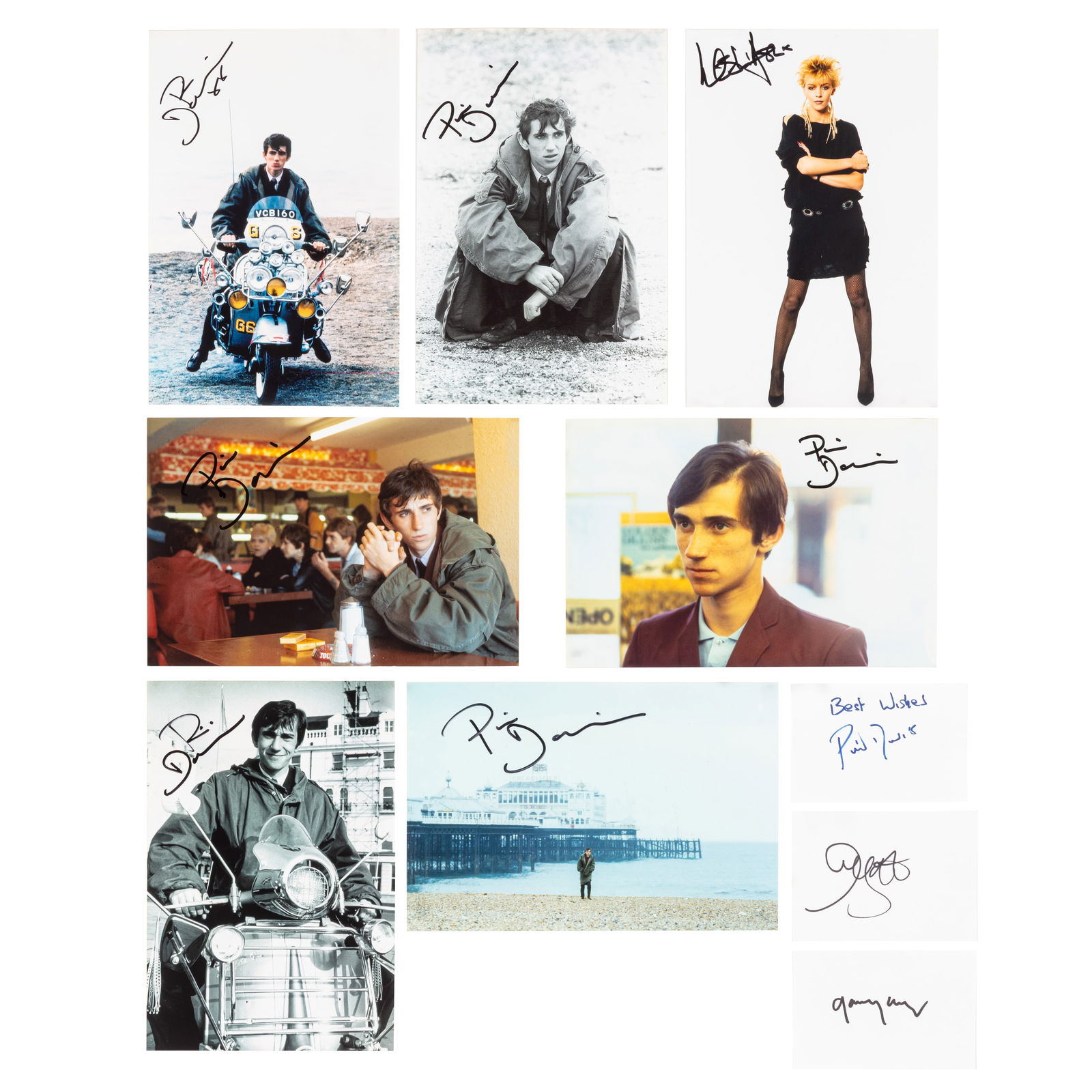 Quadrophenia Signed photographs and cards (1 of 2)