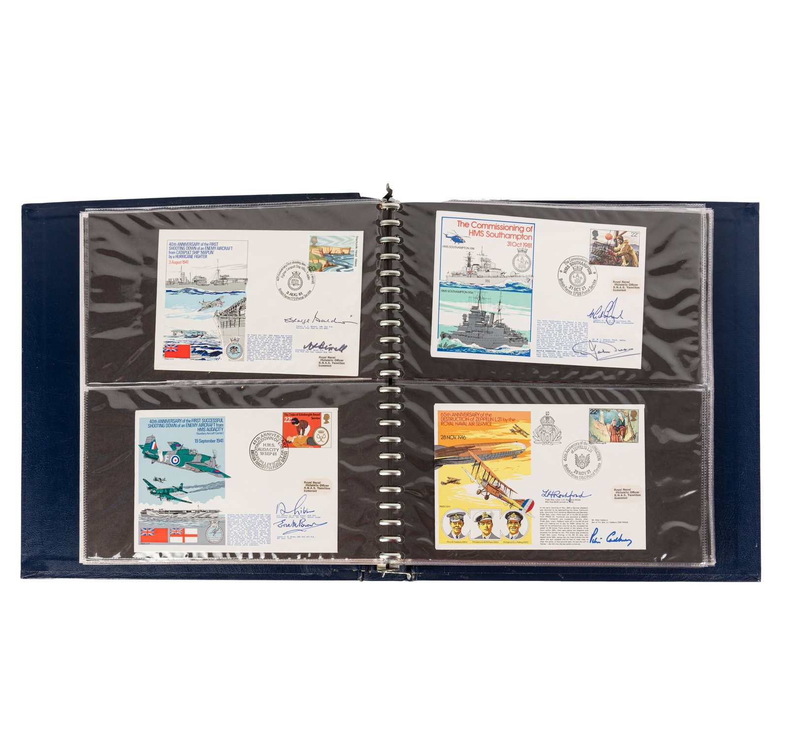 Autograph Collection.- Royal Navy Commemorative covers (1 of 6)
