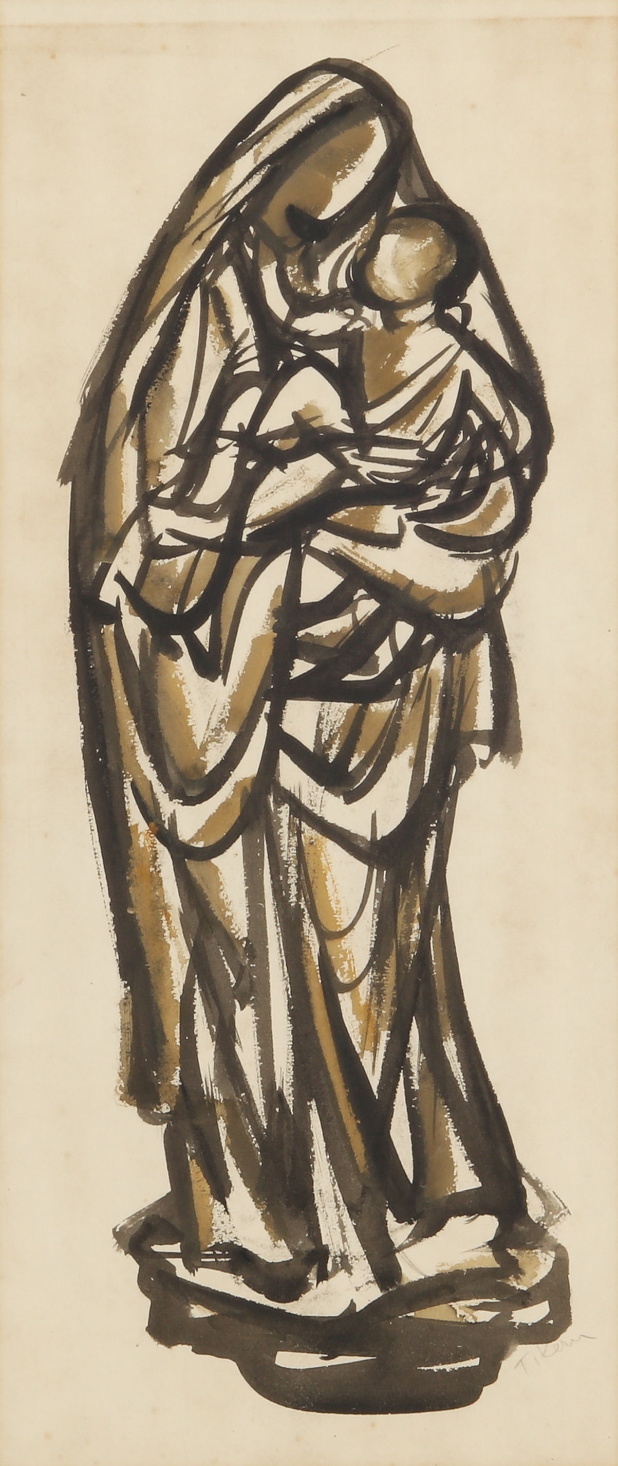 Theodor Kern (Austrian, 1900-1969) Mother and Child - 2