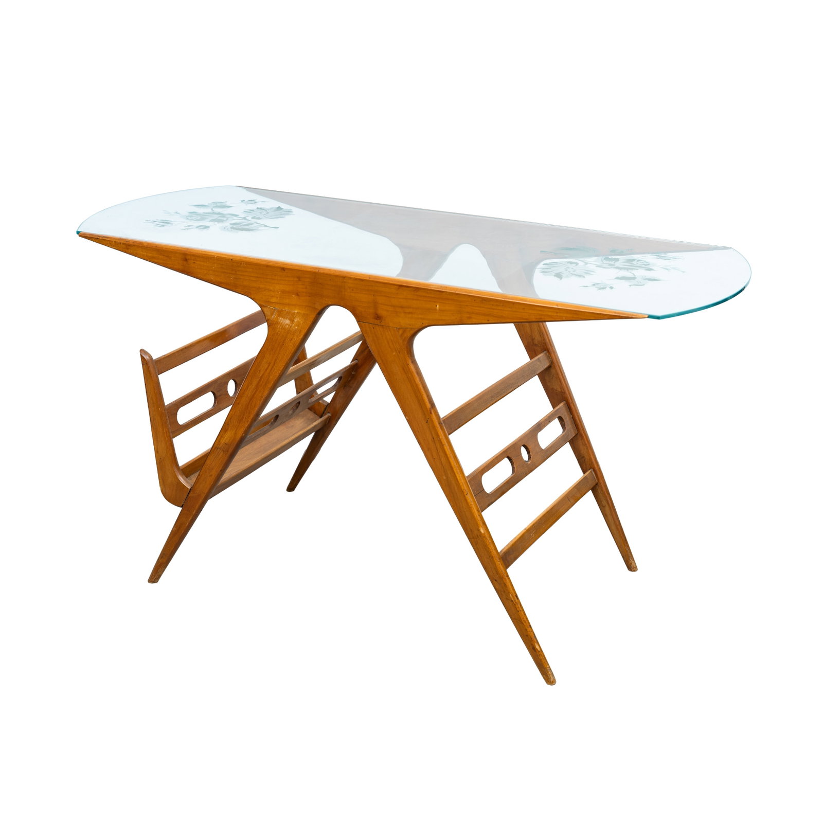 Attributed to Ico Parisi (Italian 1916-1996) Coffee table with Magazine rack (1 of 3)