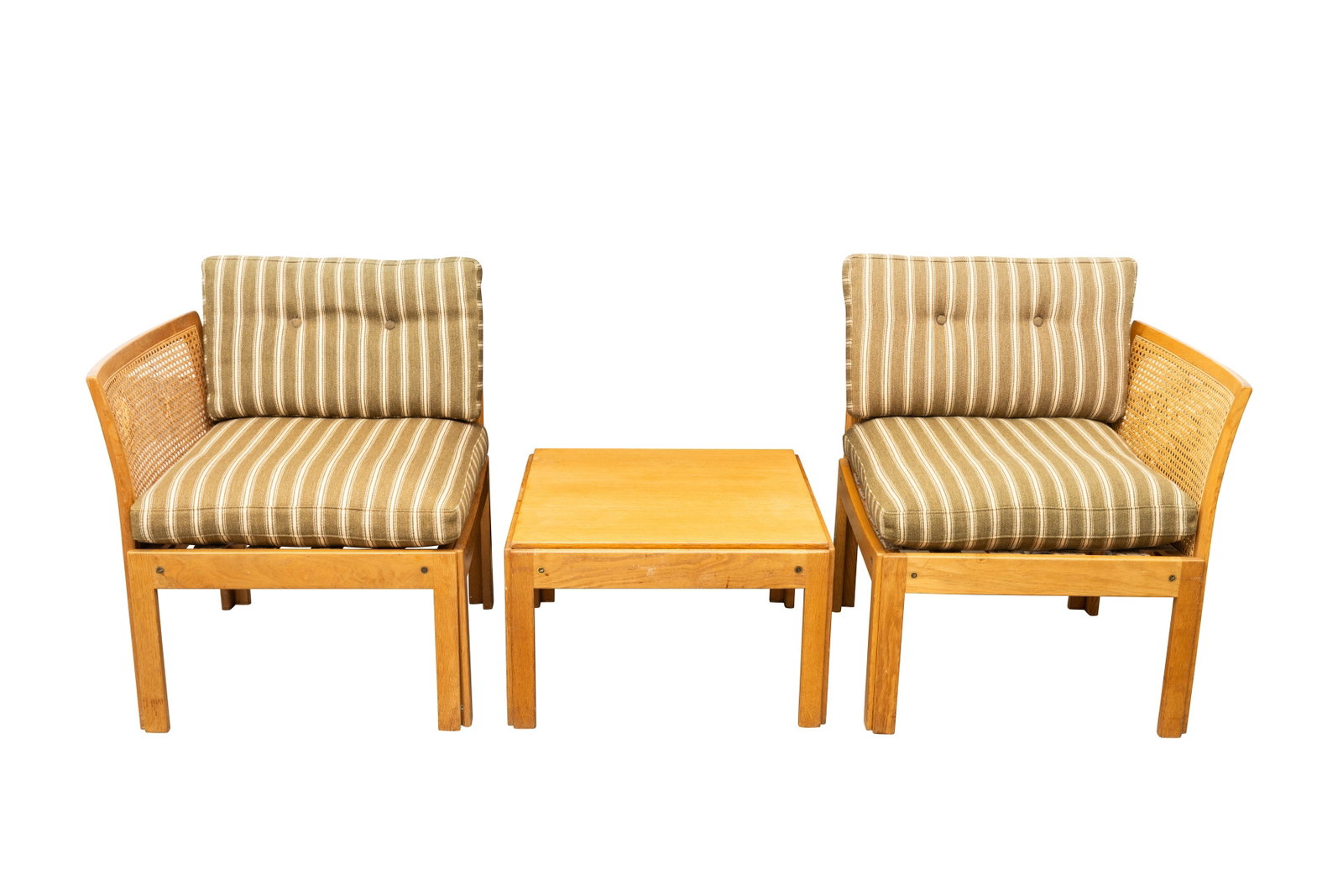 Illum Wikkelso (Danish 1919-1999) for CFC Silkeborg 'Plexus' two seat sofa and table, circa 1960s (1 of 5)