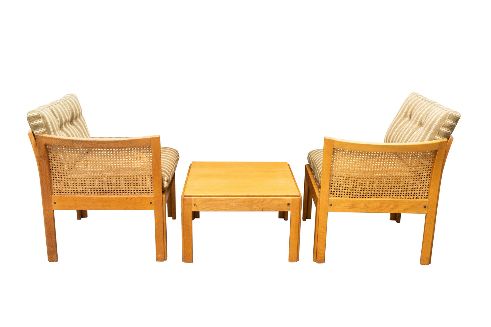 Illum Wikkelso (Danish 1919-1999) for CFC Silkeborg 'Plexus' two seat sofa and table, circa 1960s - 2