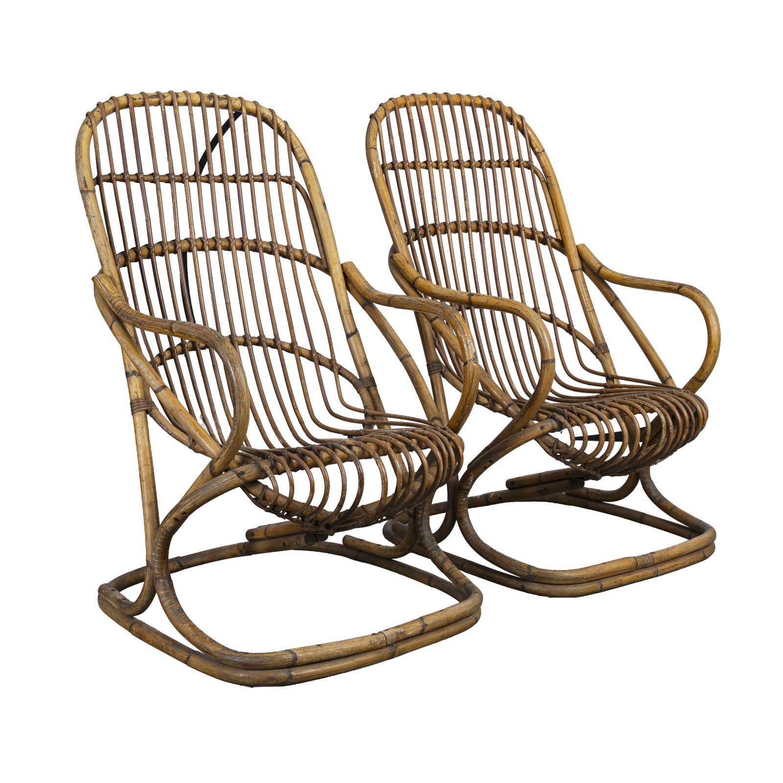 Tito Agnoli (Italian, 1931-2012) Pair of armchairs - 2