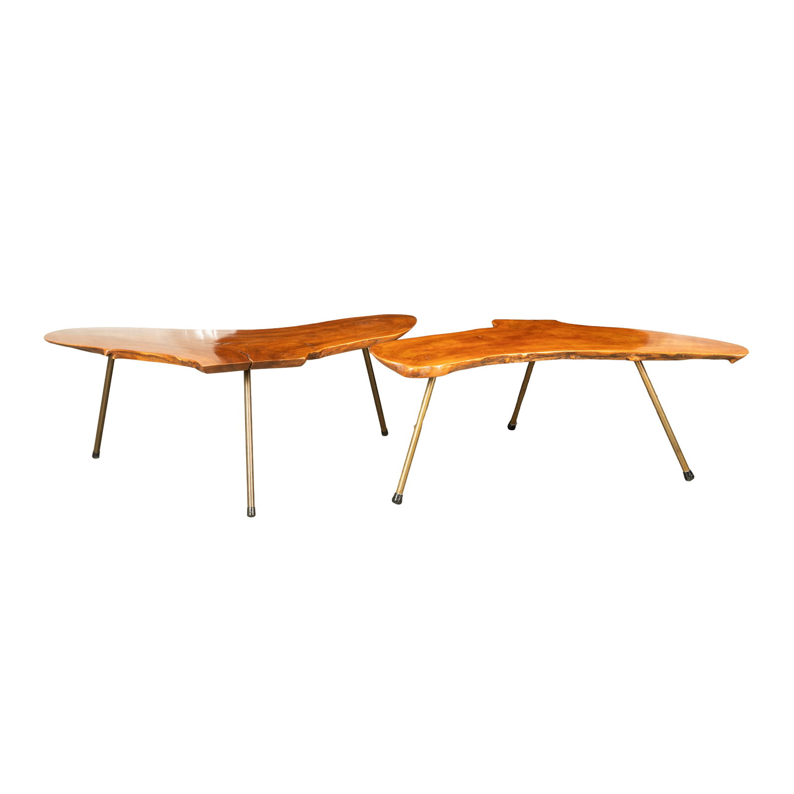 In the manner of Nakashima Pair of coffee tables - 2