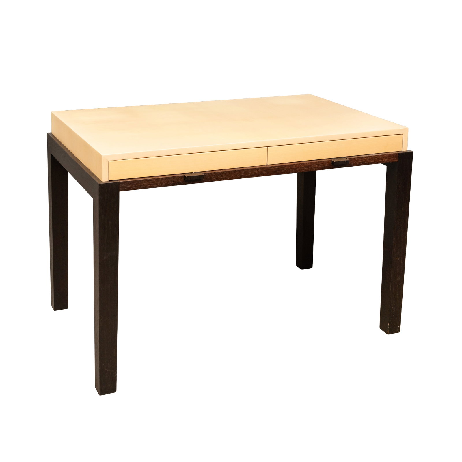 Christian Liaigre (French 1943-2020) Two drawer desk (1 of 4)