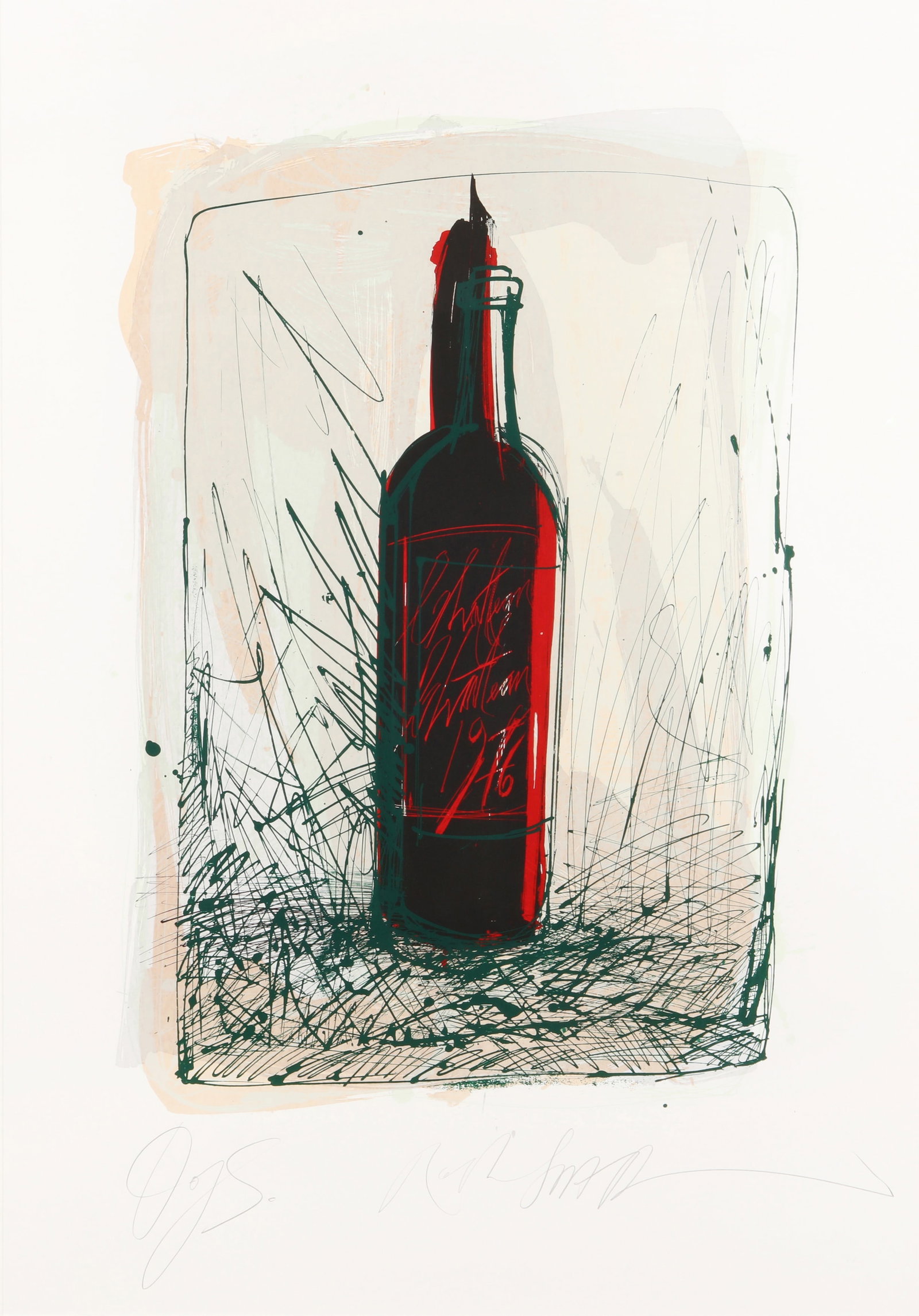 § Ralph Steadman (British, 1936) Chateau Chateau Red 1976 - 2