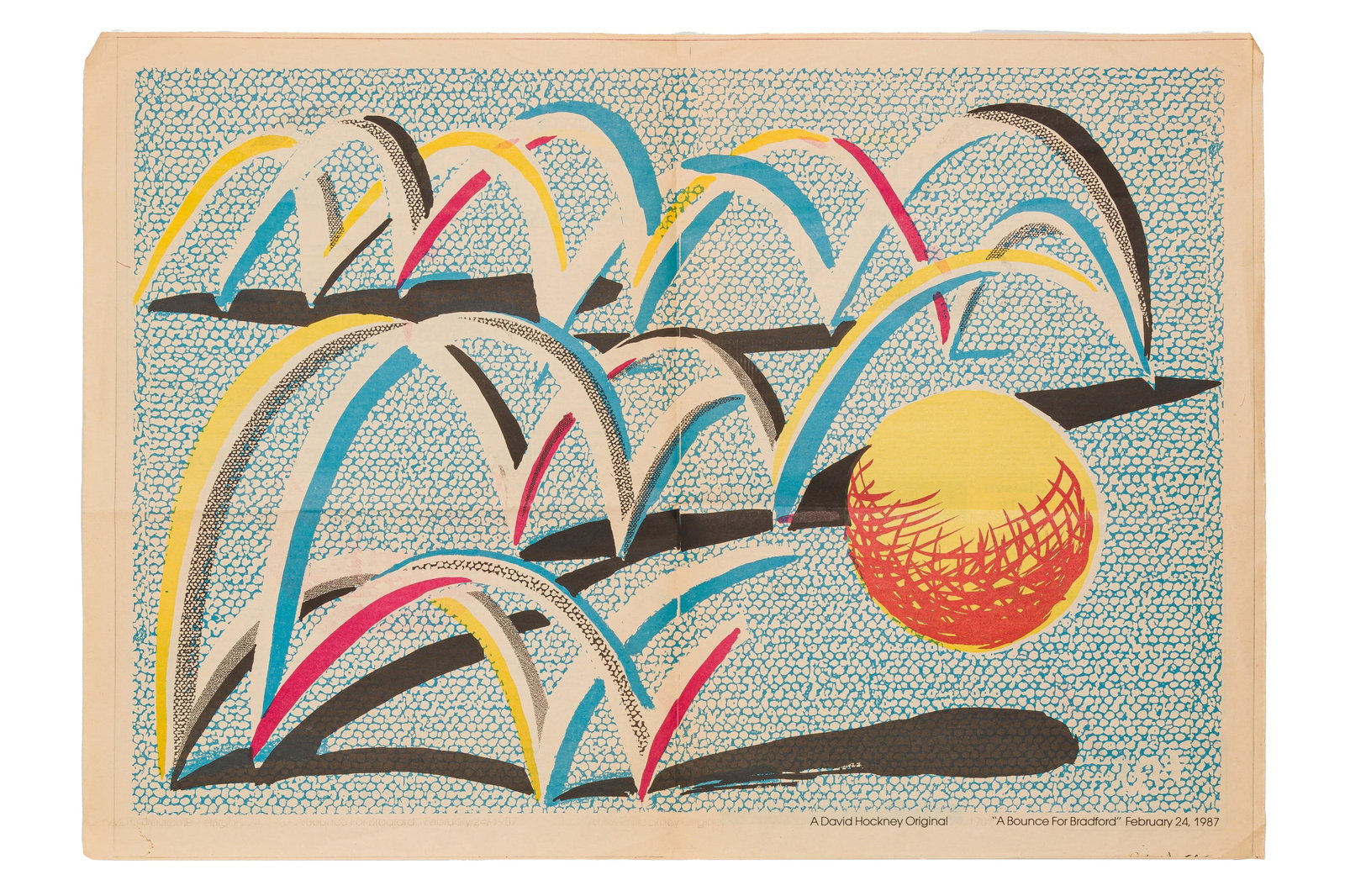 § David Hockney O.M. C.H. R.A. (British b.1937) Bounce for Bradford (1 of 2)
