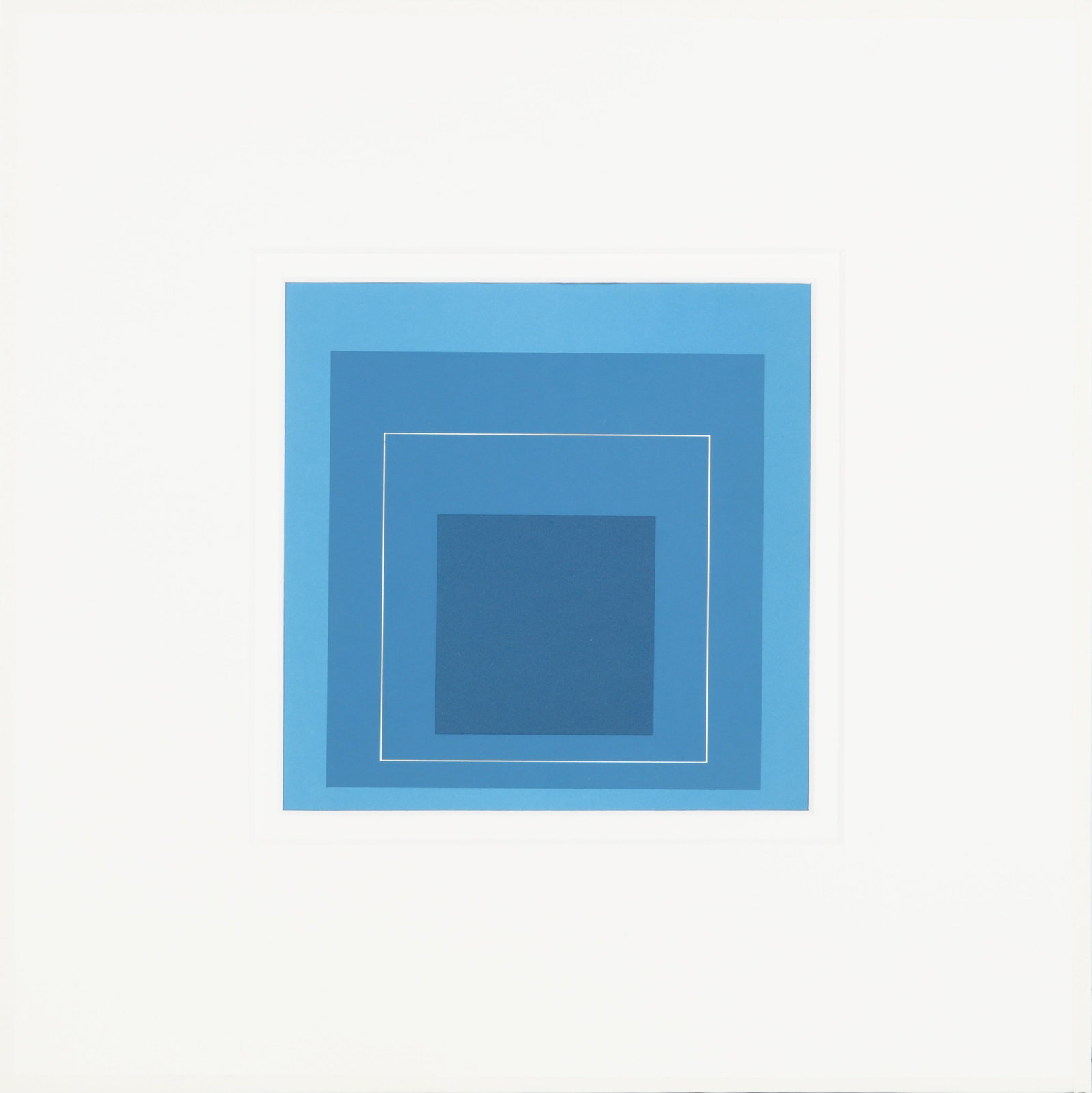 § After Josef Albers (German, 1888-1976) White Line Squares - 3