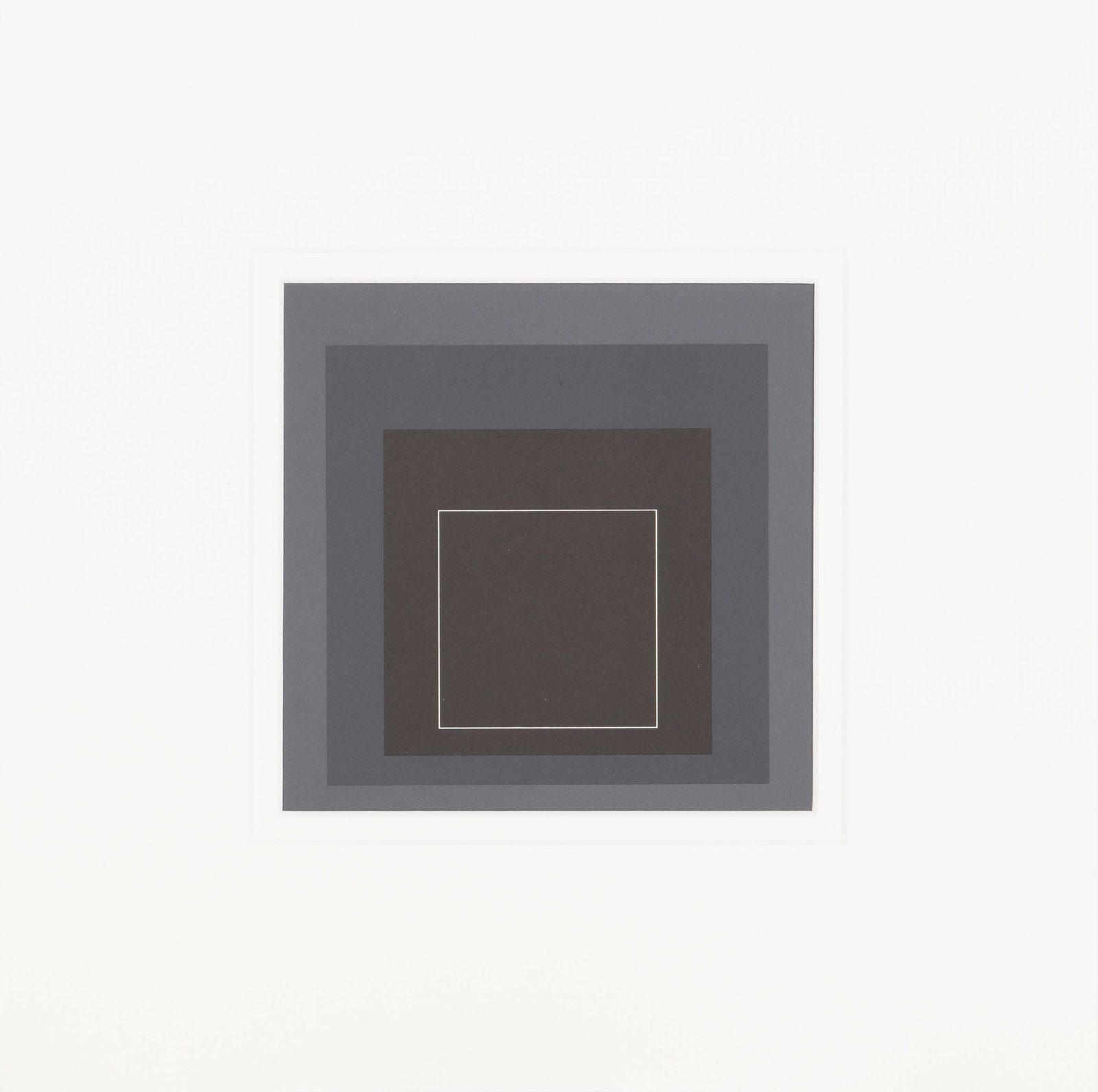 § After Josef Albers (German, 1888-1976) White Line Squares - 7