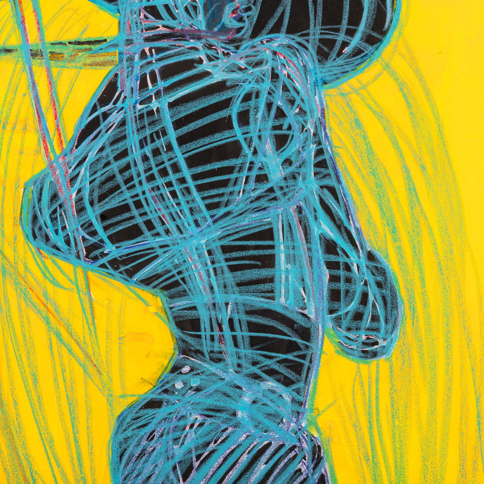 § Jo Brocklehurst (British, 1935-2006) Vision in Black & Blue - 5