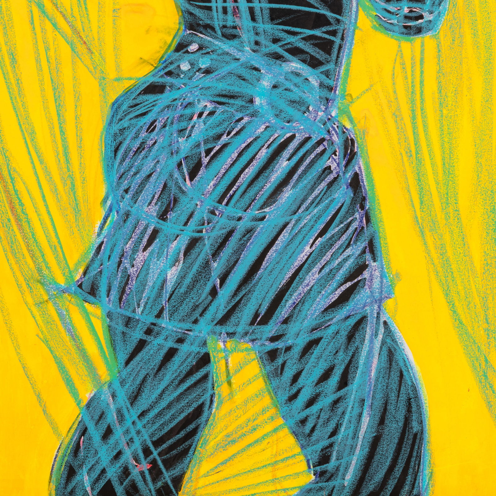 § Jo Brocklehurst (British, 1935-2006) Vision in Black & Blue - 6