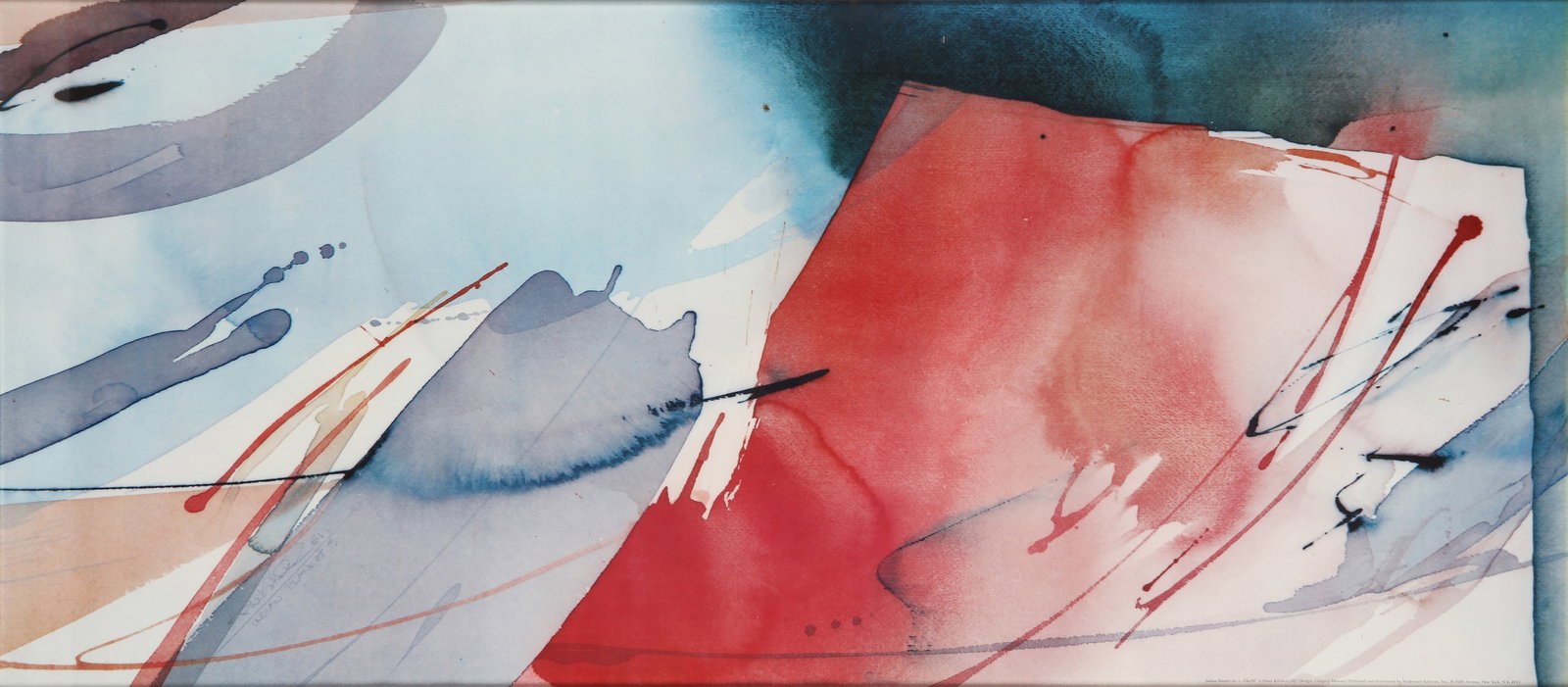 After Peter Kitchell (American, b.1950) Watercolours (poster) - 2