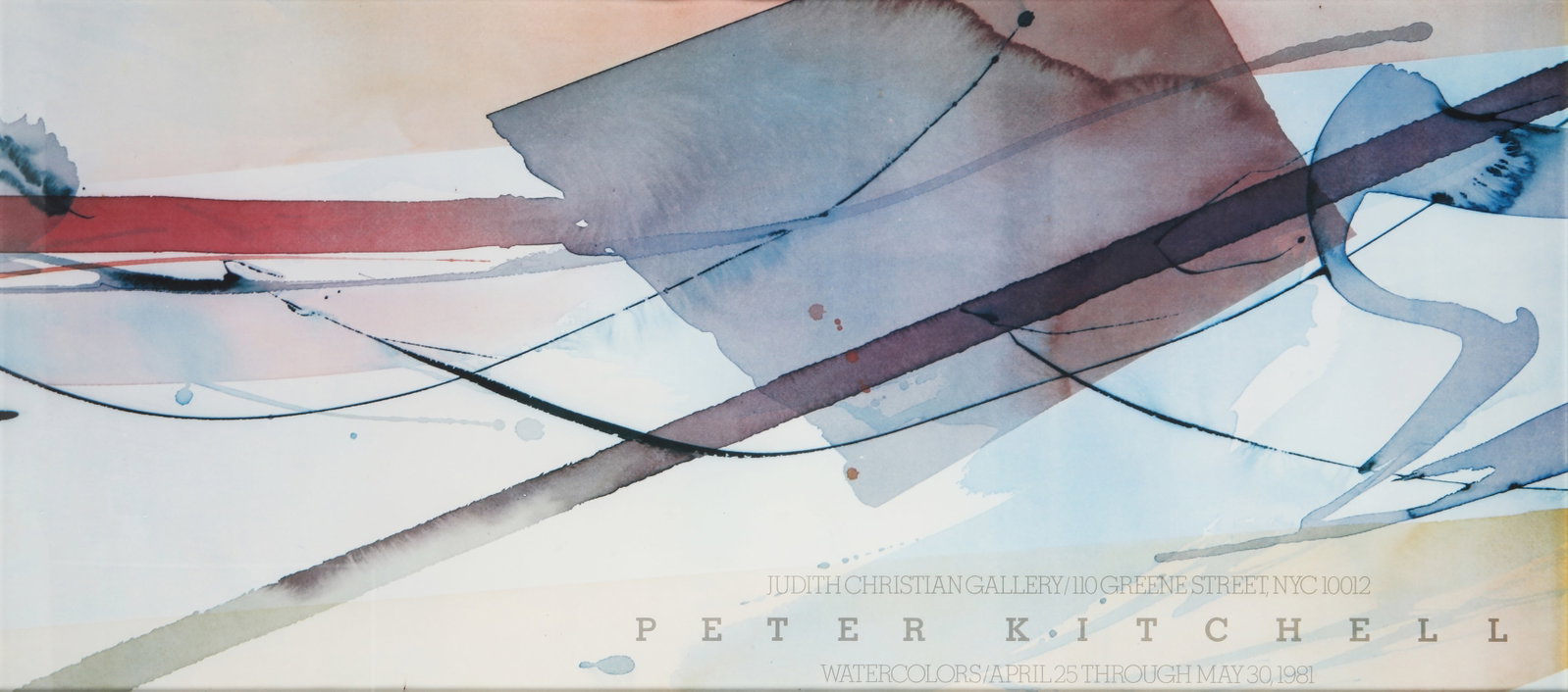 After Peter Kitchell (American, b.1950) Watercolours (poster) - 4