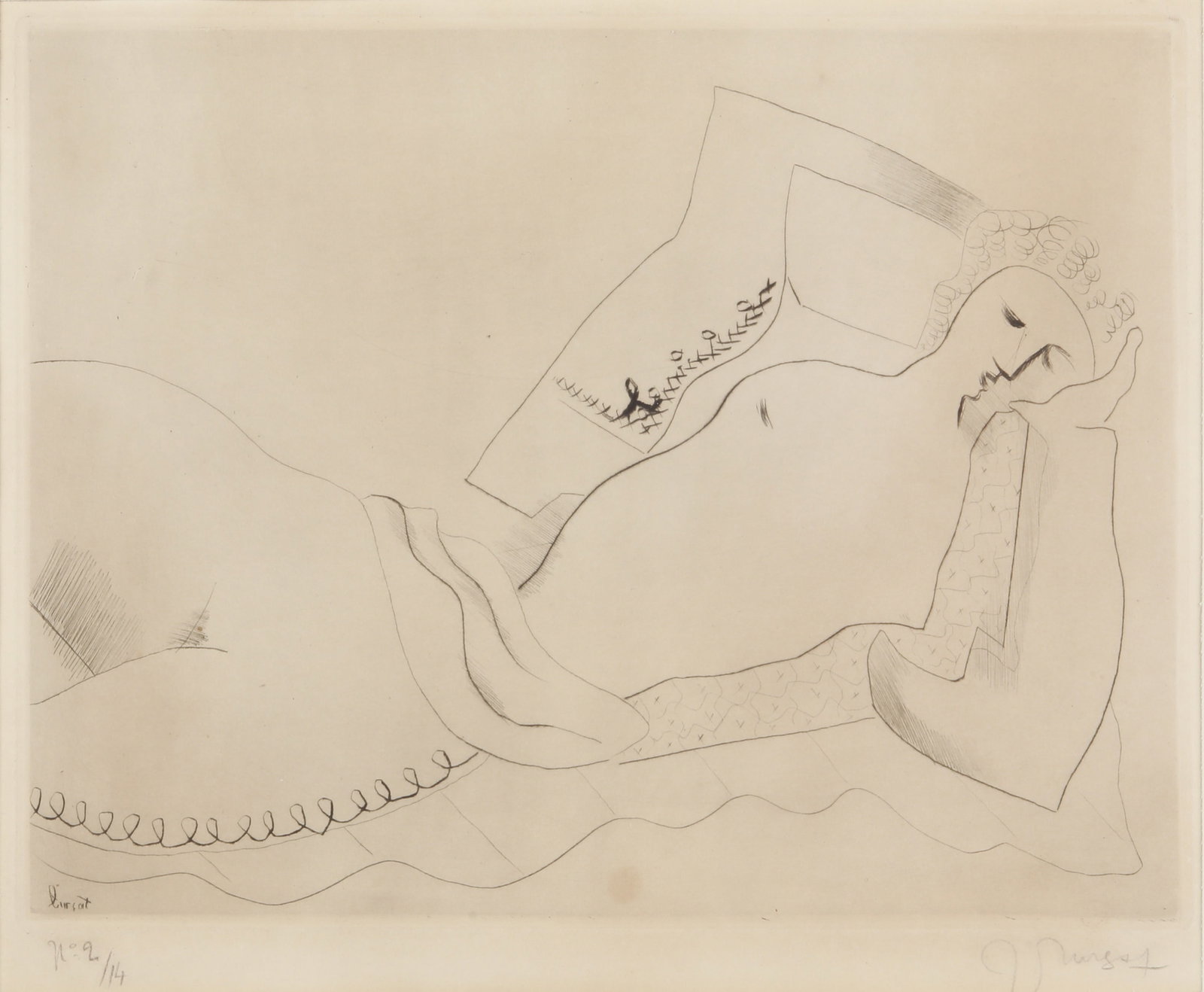 § Jean Lurcat (French, 1892-1966) Odelisque - 2