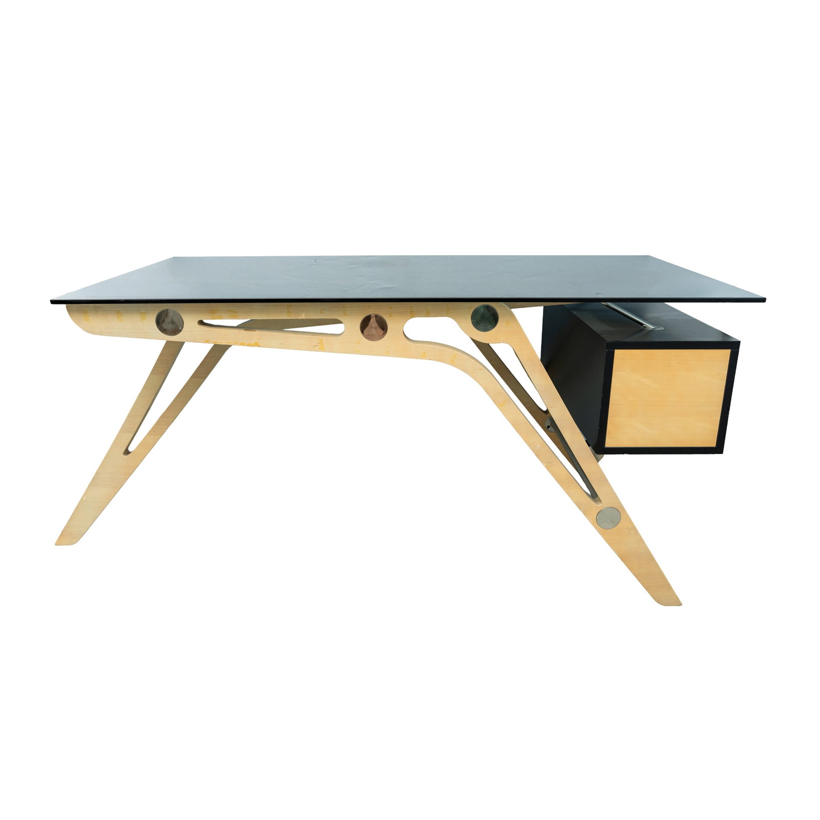 Carlo Molino (Italian 1905 to 1973) for Zanotta, Italy 'Cavour' Desk - 2