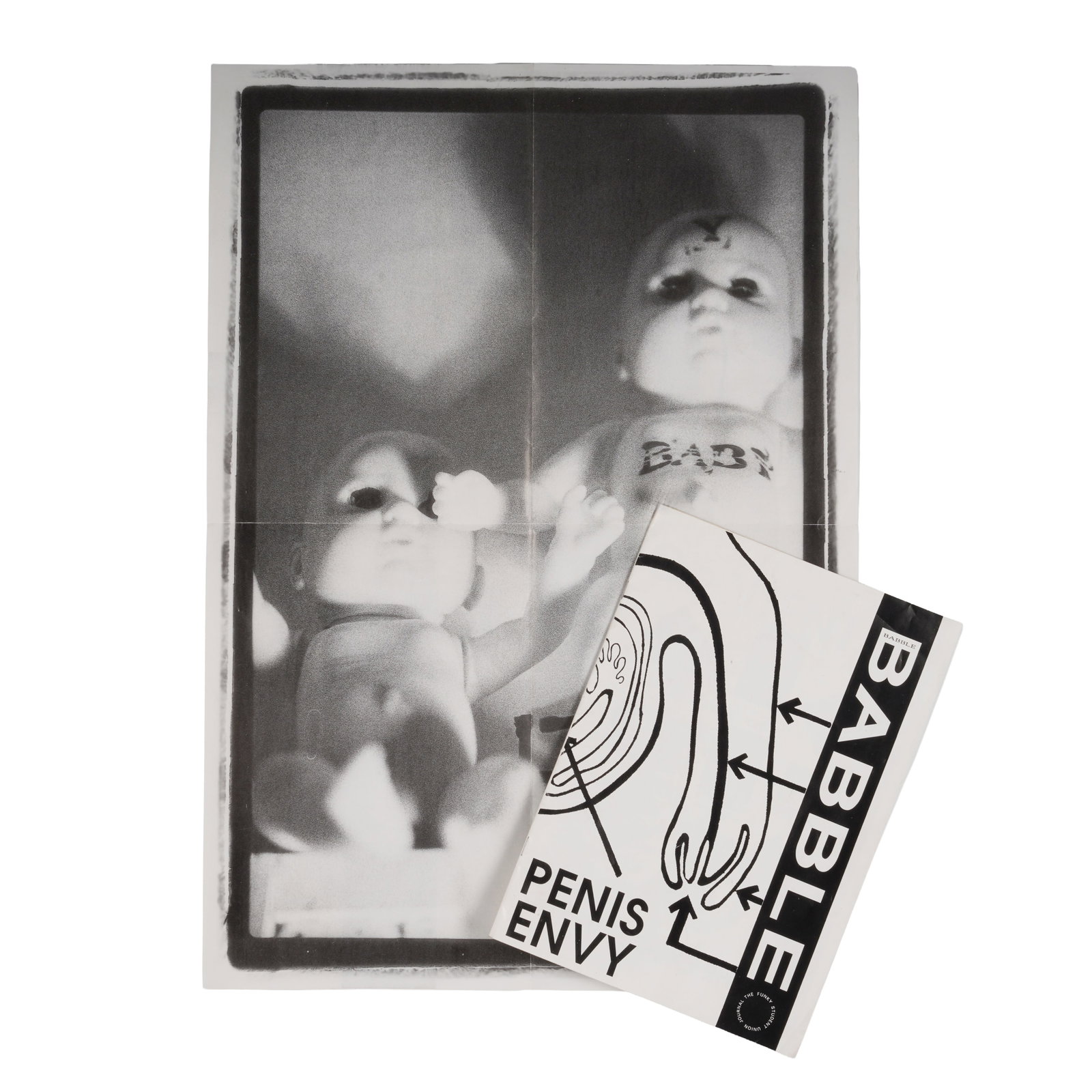 Rankin / John Rankin Waddell (British b.1966) Double sided 'Obscura 1' poster and 'Babble Penis Envy - 3