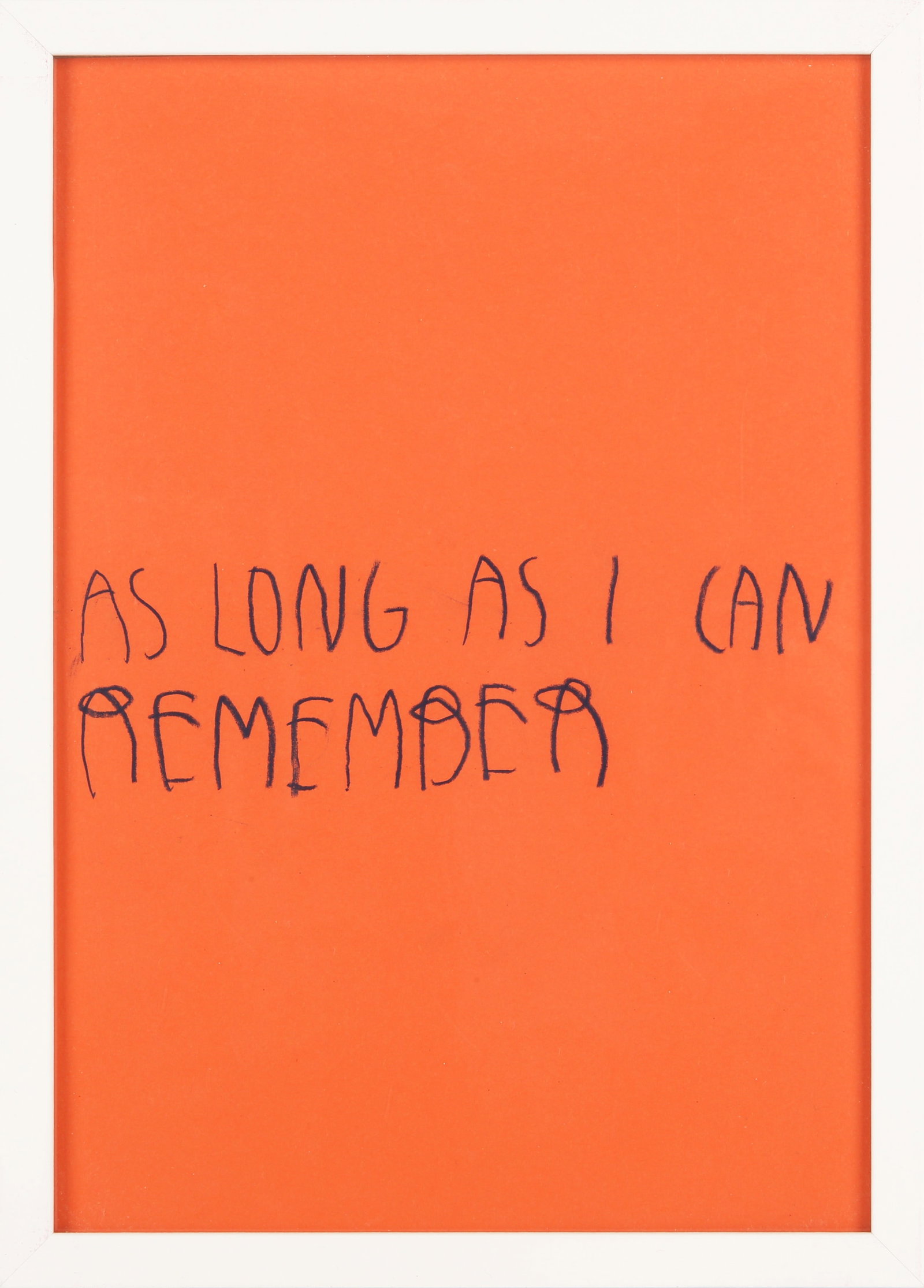 § CB Hoyo (Cuban, b.1995) As Long As I Can Remember: § CB Hoyo (Cuban, b.1995) As Long As I Can Remember 2025 signed, dated and numbered 280 in white crayon verso from the series of 1500 crayon on wove from the Dislyxec Poet Show framed