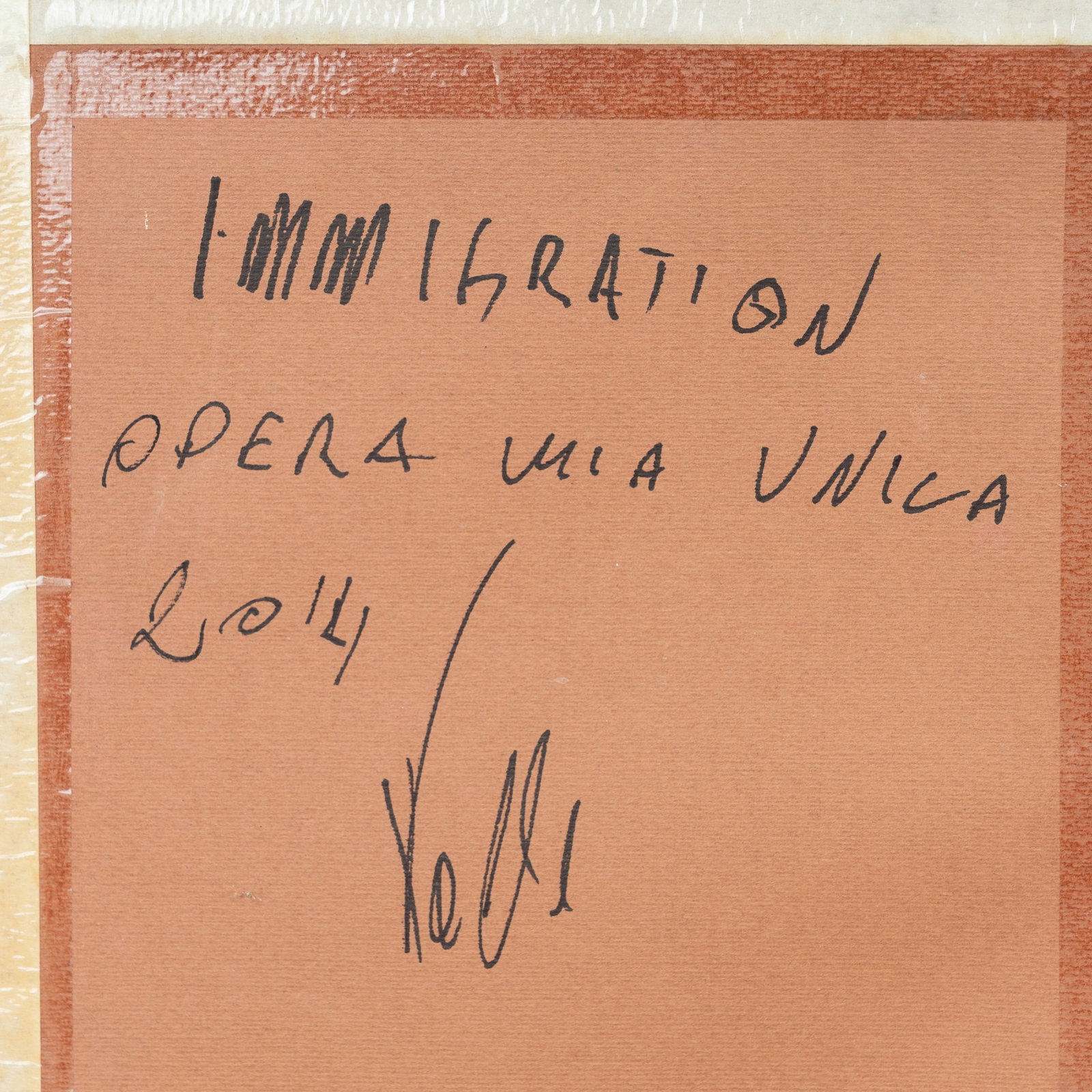 Gianfranco Ingravalle (Italian Conemporary) Immigration - 3