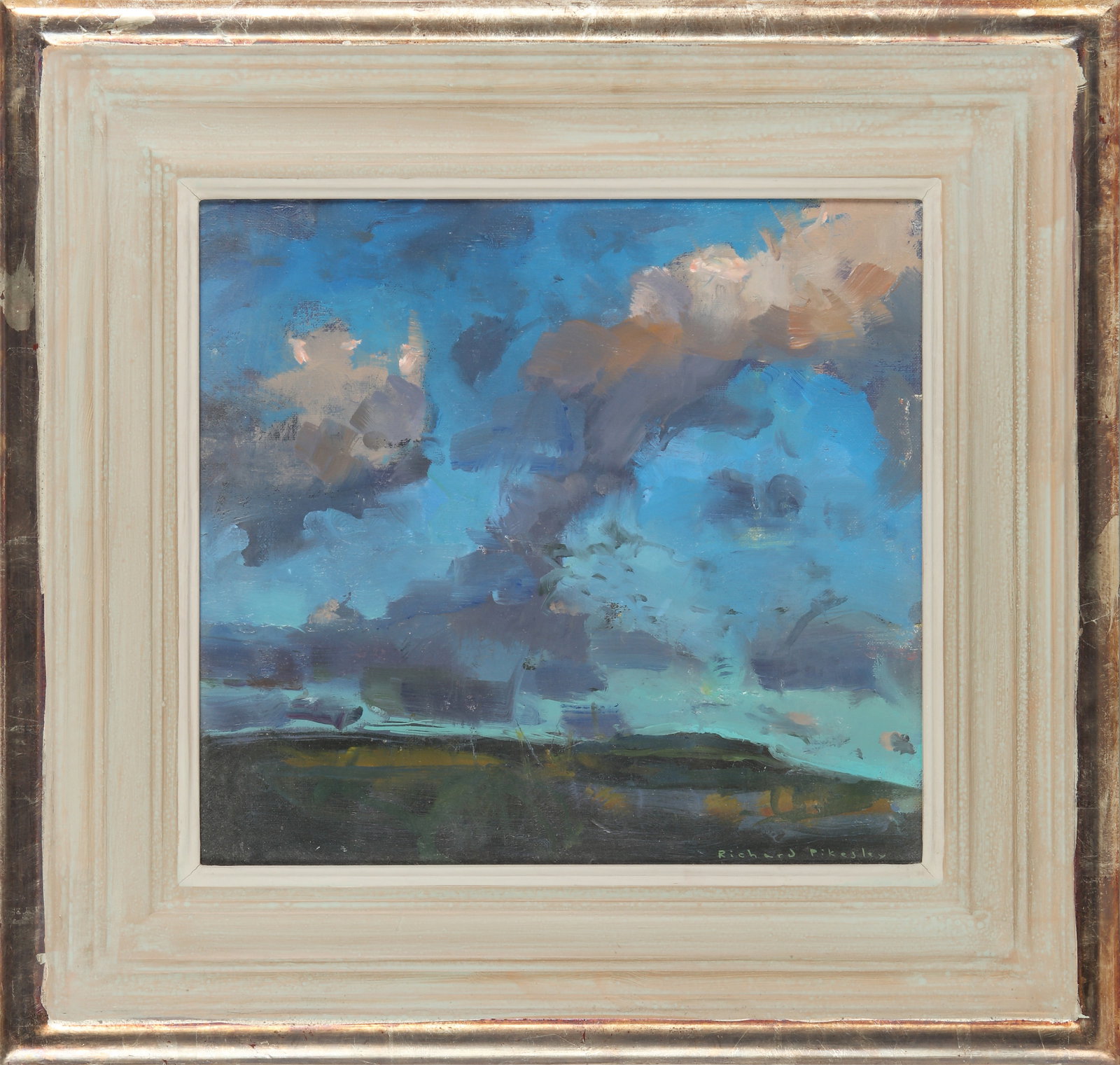 § Richard Pikesley R.W.S. (British, b.1951) Shipton Hill and Big Evening Sky - 2