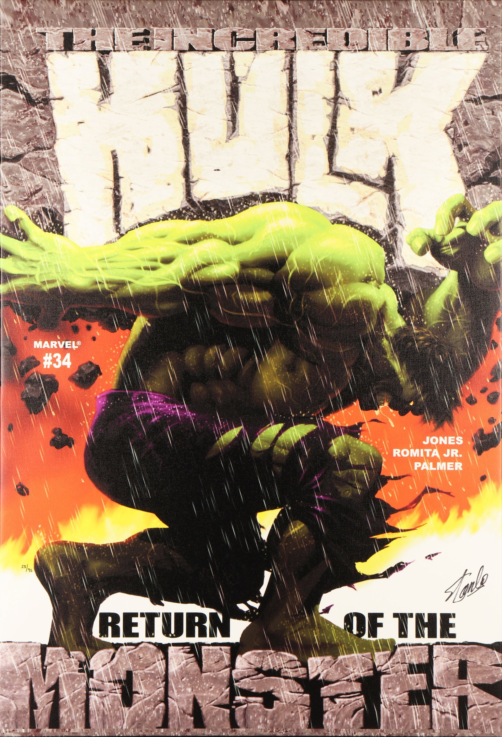 Stan Lee (American, 1922-2018) The Incredible Hulk #34 - Return of the Monster - 2