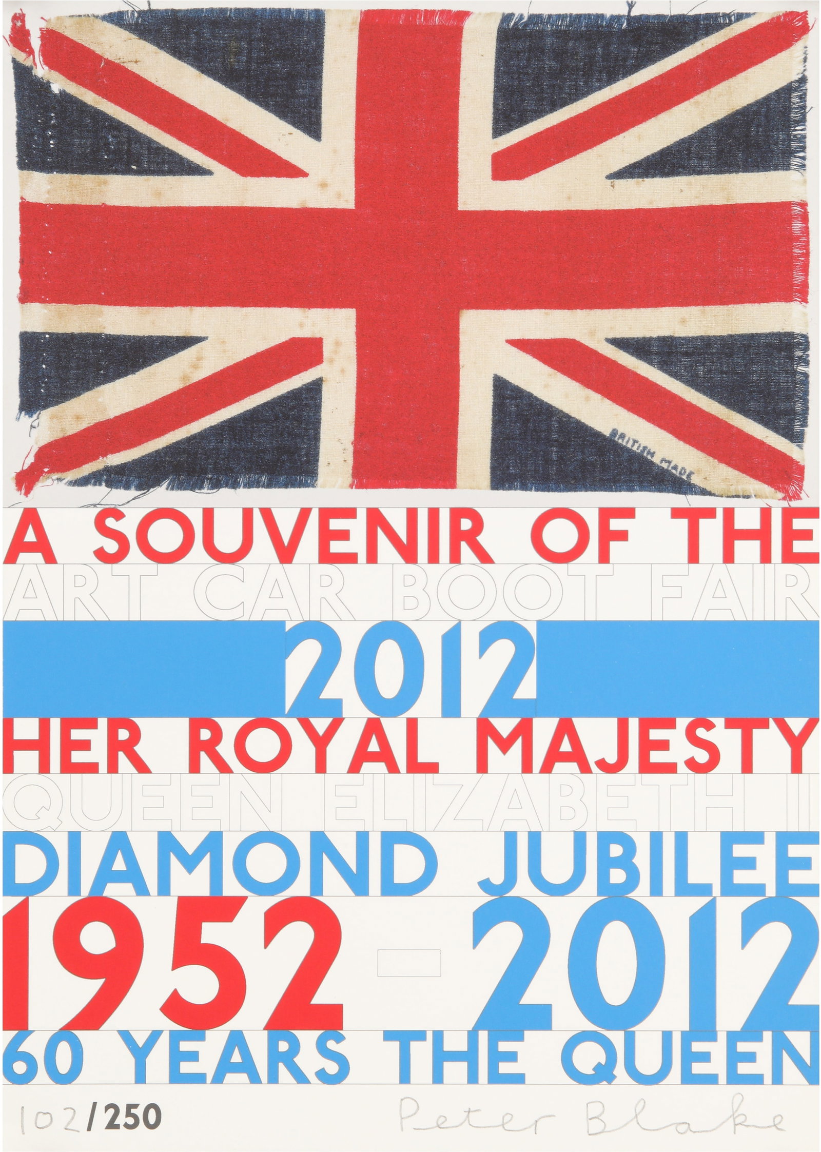 § Sir Peter Blake C.B.E. R.A.(British, b.1932) Diamond Jubilee (1 of 1)
