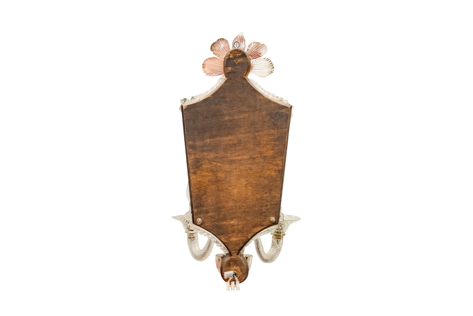Mid-Century, Italy Pair of mirrored wall sconces - 2