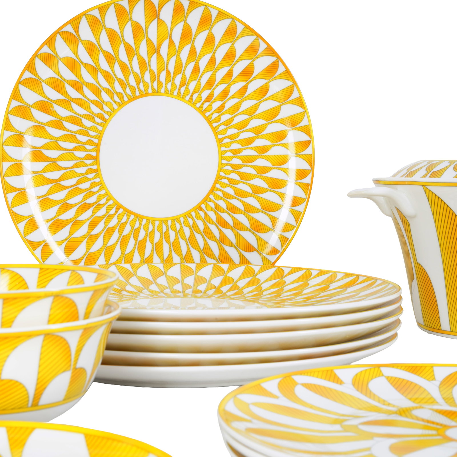 Arielle de Brichambaut for Hermes, France 'Soleil d'Hermes' dinner service (1 of 7)