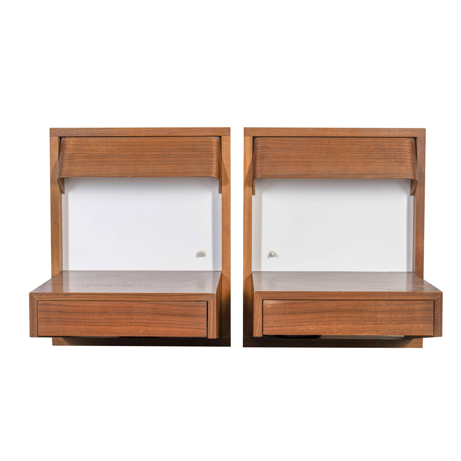 Claudio Salocchi (Italain 1934 to 2012) for Sormani, Italy Pair of bedside tables - 2