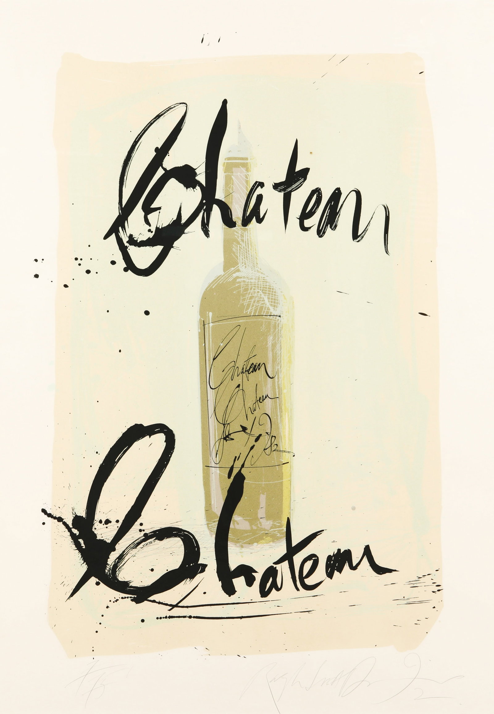 § Ralph Steadman (British, b.1936) Chateau Chateau White 1976 - 2
