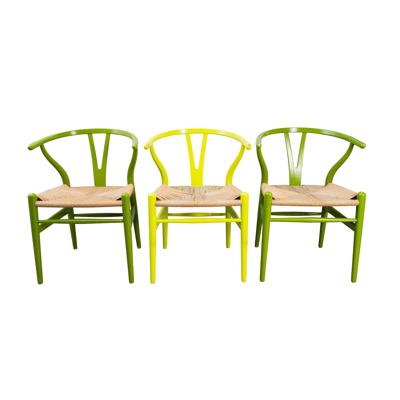 Hans J Wegner (Danish 1914-2007) Set of Three CH24 'Wishbone' Chairs - 2