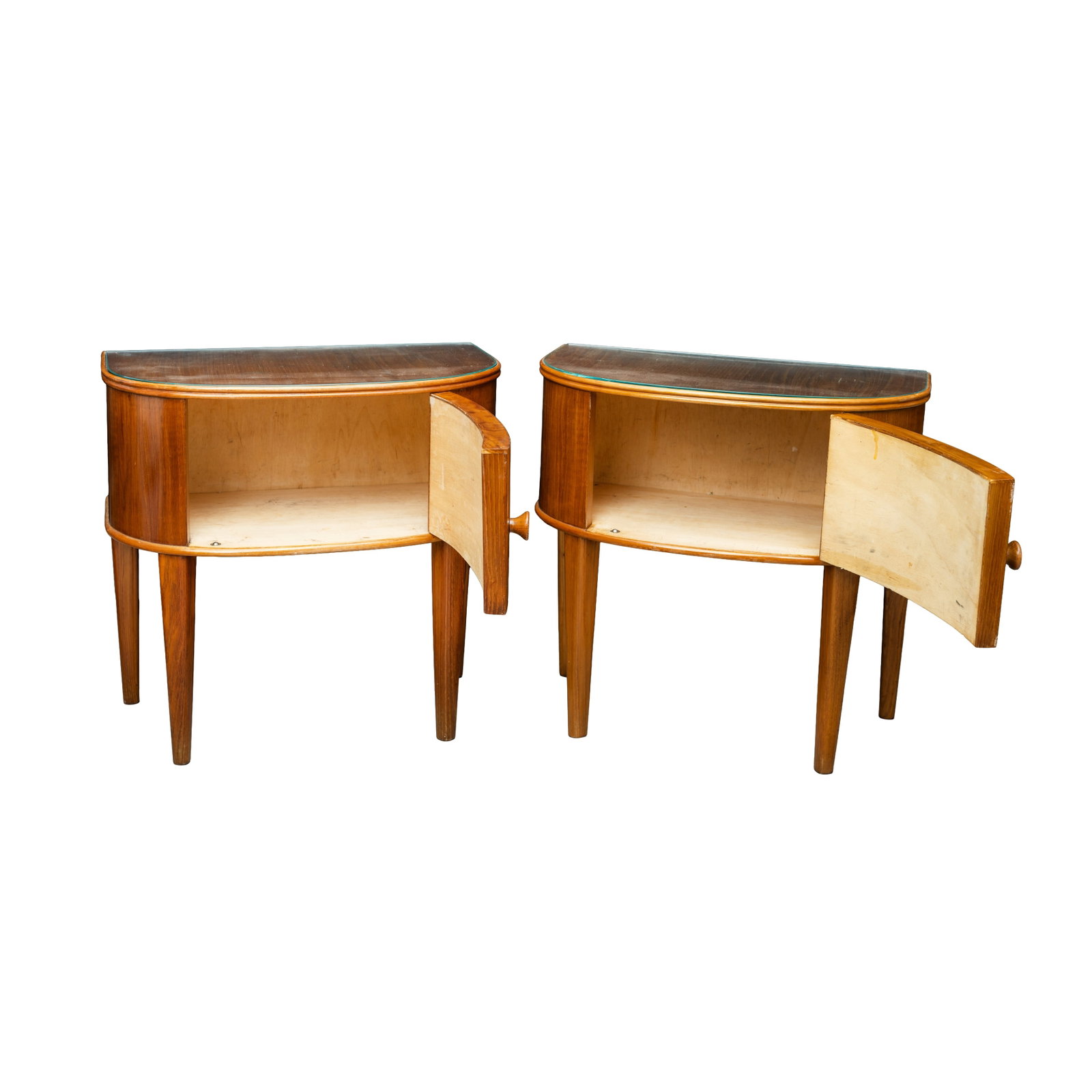 Attributed to Paolo Buffa (Italian 1903 to 1970) Pair of bedside tables - 2