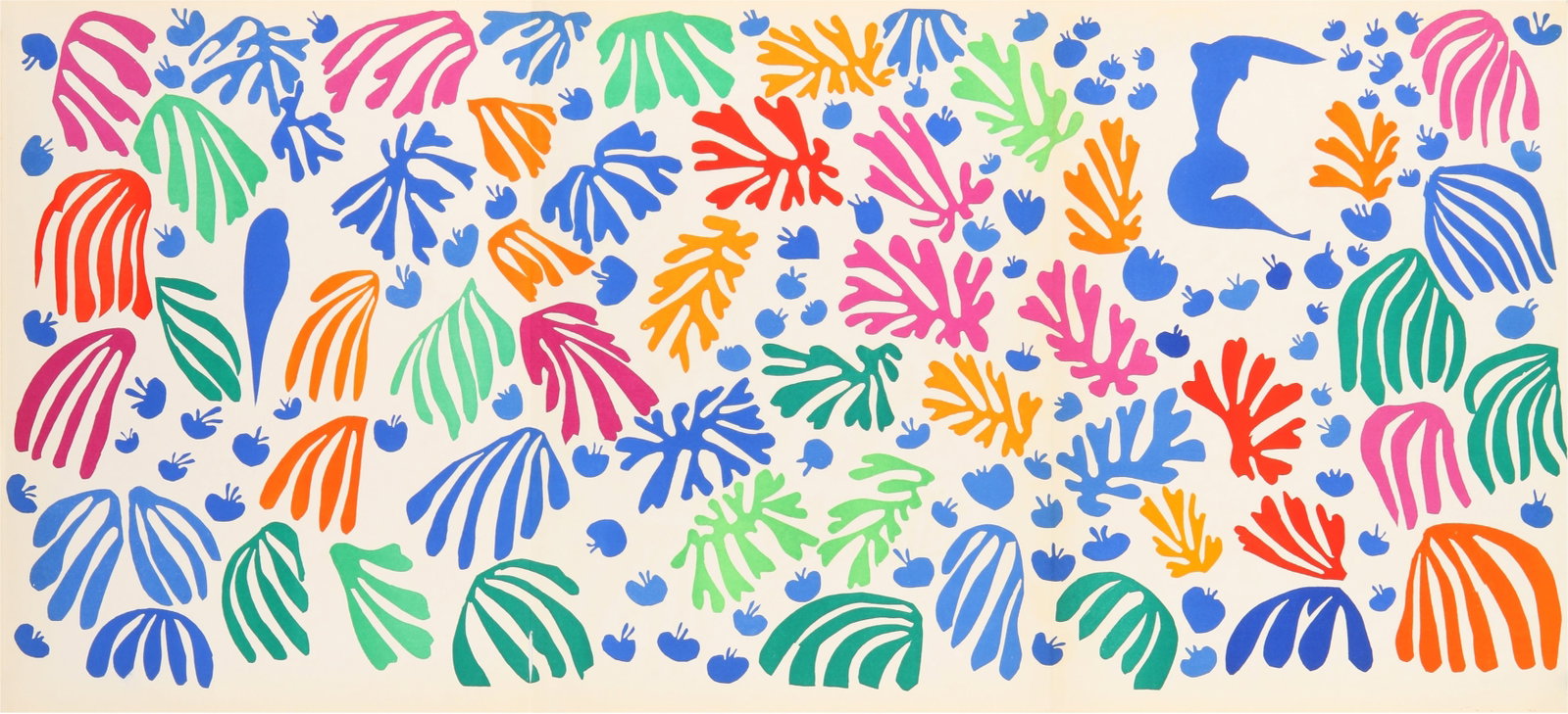 After Henri Matisse (French, 1869-1954) La Perruche et la Sirène: After Henri Matisse (French, 1869-1954) La Perruche et la Sirène 1954 lithograph in colours on wove from Verve printed by Mourlot, published by Editions de la Revue Verve, Paris unframed