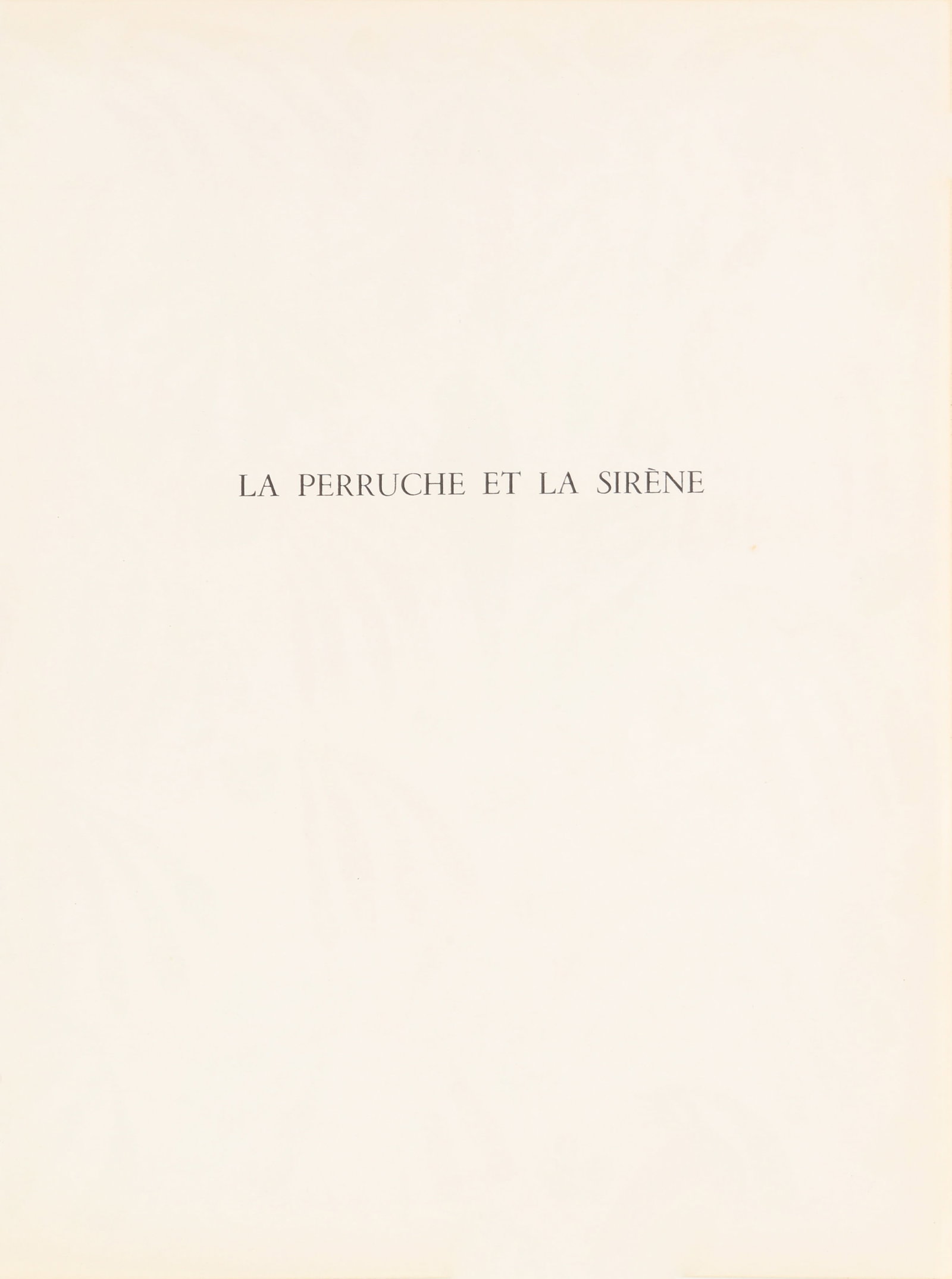 After Henri Matisse (French, 1869-1954) La Perruche et la Sirène - 2