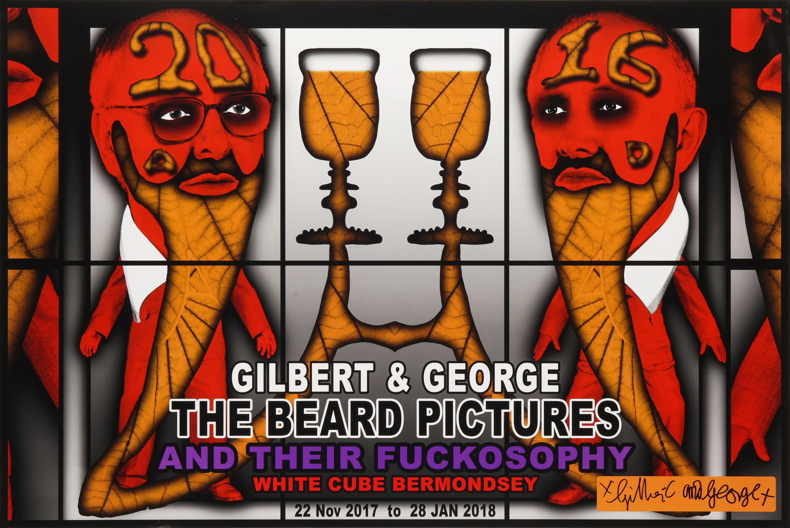 § Gilbert & George (British b.1943 & b.1942) The Beard Pictures - 2