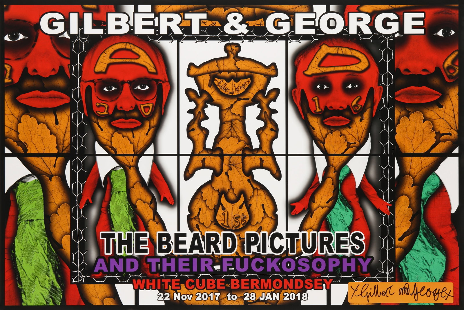 § Gilbert & George (British b.1943 & b.1942) The Beard Pictures - 6