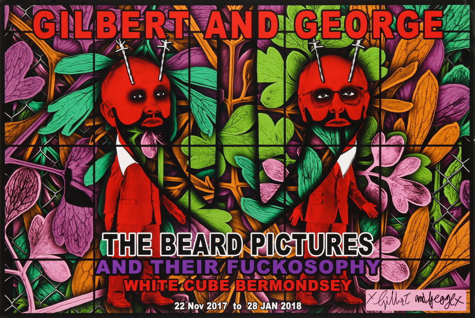 § Gilbert & George (British b.1943 & b.1942) The Beard Pictures - 7