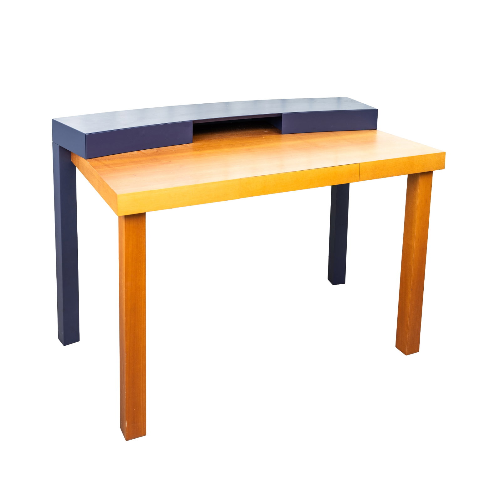 Attributed to Cattelan Italia, Italy Post-modern Style Desk: Attributed to Cattelan Italia, Italy Post-modern Style Desk 2000s Beech, coated wood Unmarked 80cm high x 190cm wide x 71cm deep