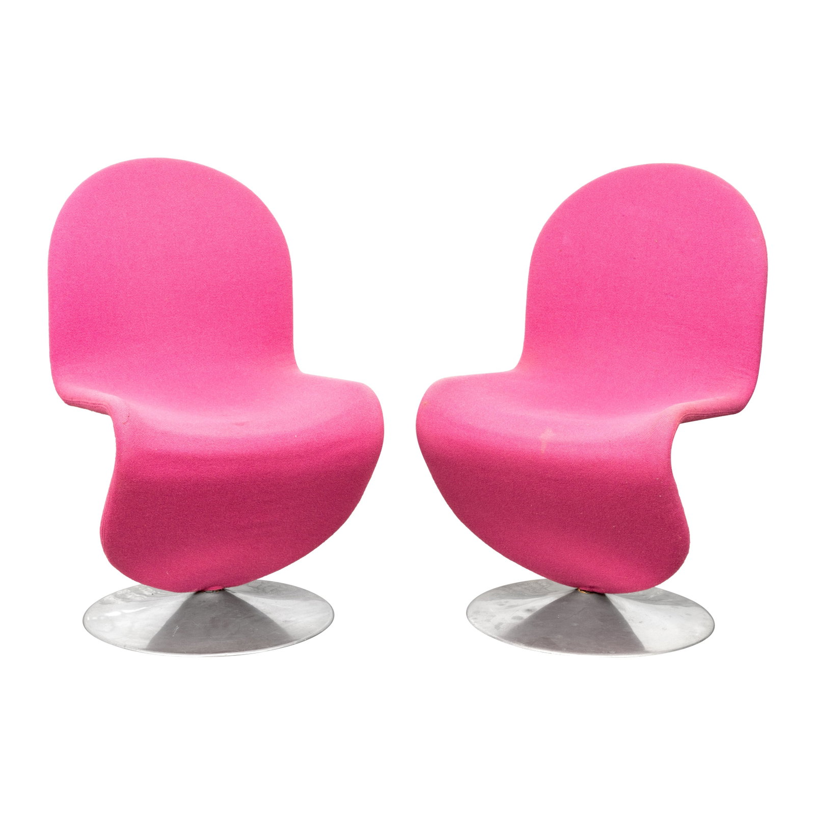 Verner Panton (Danish 1926-1998) for Fritz Hansen Pair of 'System 1-2-3' Dining Chairs (1 of 3)