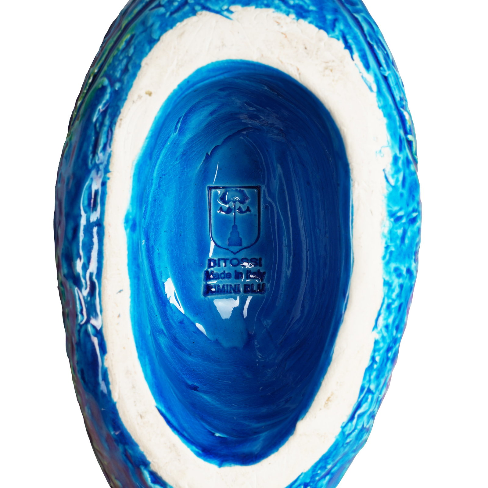 Aldo Londi (Italian 1911-2003) for Bitossi Sculpture of a fish in Rimini Blue - 2