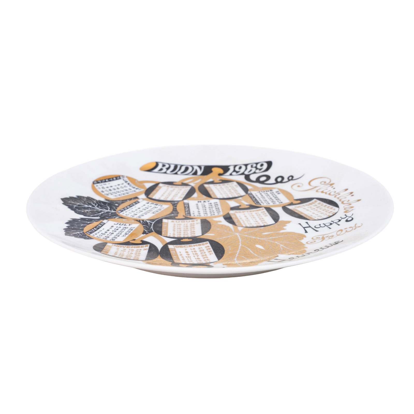Piero Fornasetti (Italian 1913-1988) 'Calendario' 1969 Plate - 4