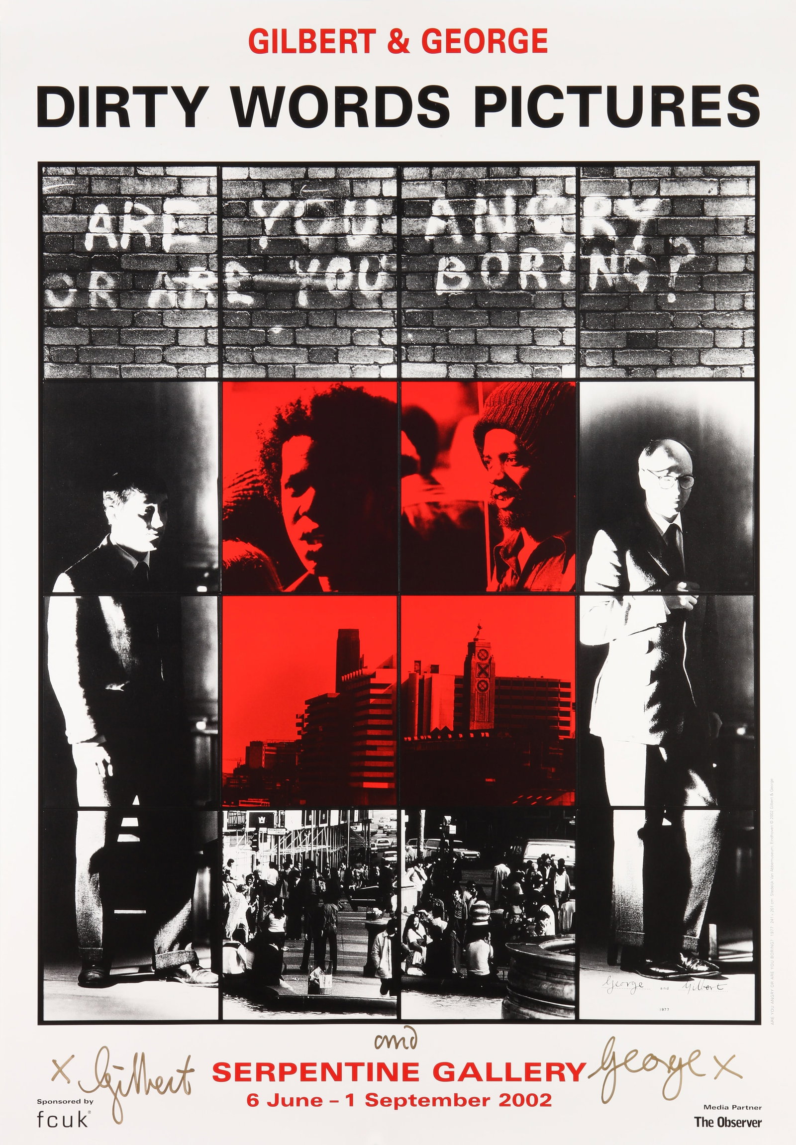 § Gilbert & George (British b.1943 & b.1942) Dirty Words Pictures - 2