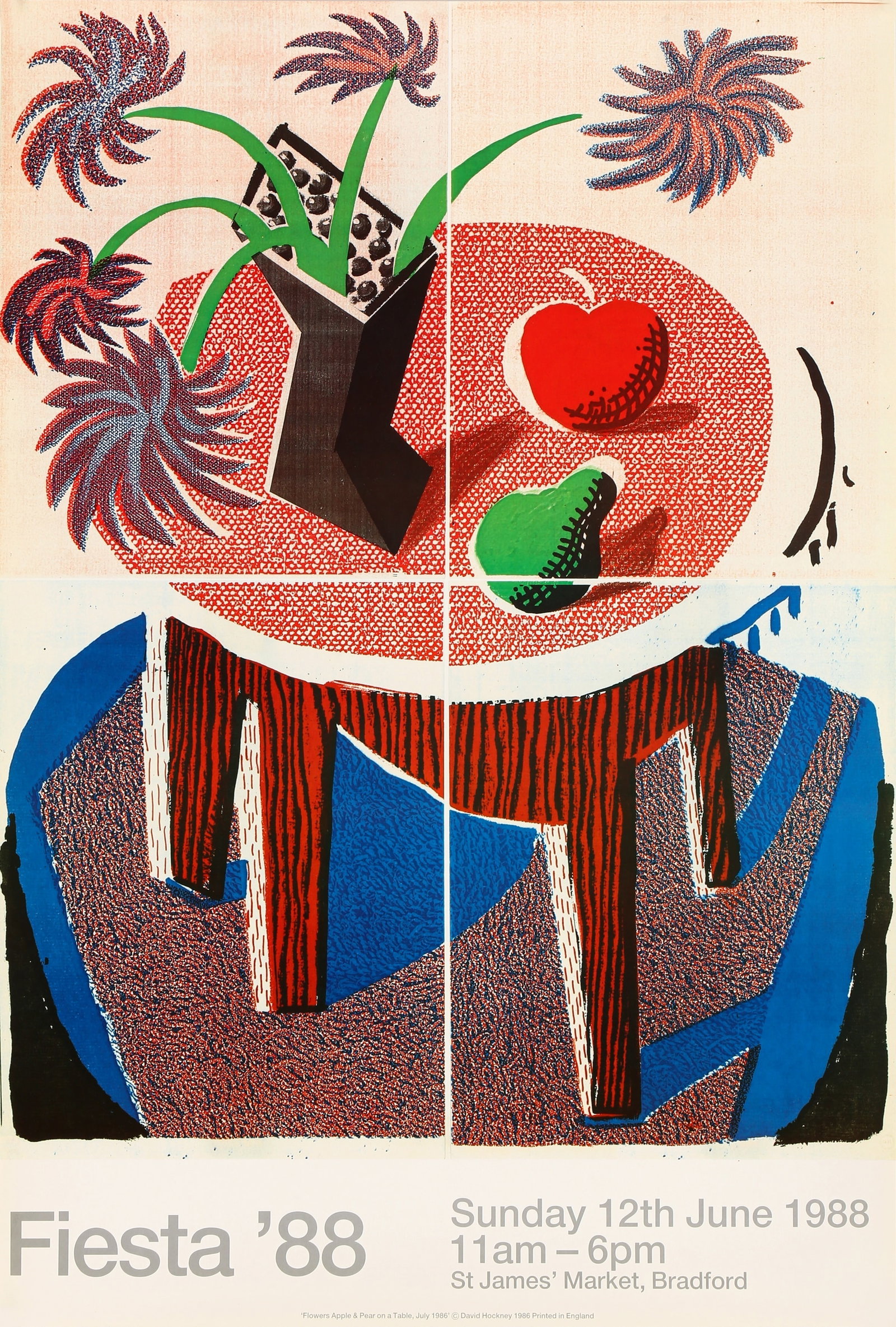 § David Hockney O.M. C.H. R.A. (British, b.1937) Fiesta'88 (1 of 1)