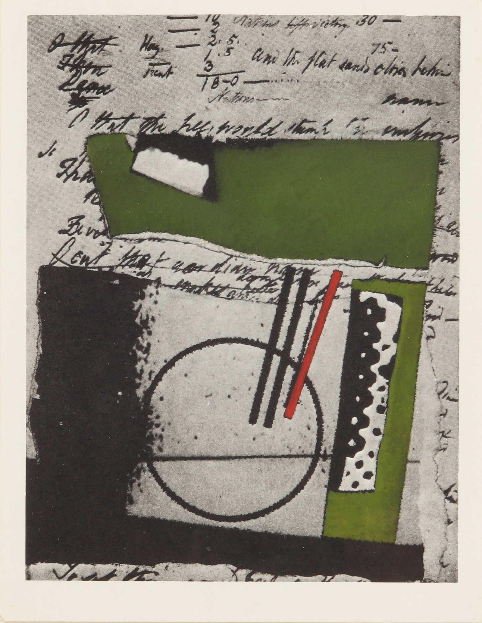 § Alexander Mackenzie (British, 1923-2002) Christmas Card 1975 & 1981 - 2